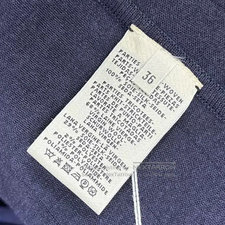 Hermes Hermes Cyan patterned silk blend zippered jacket Size XS / US 0-2 / IT 36-38 - 7 Thumbnail