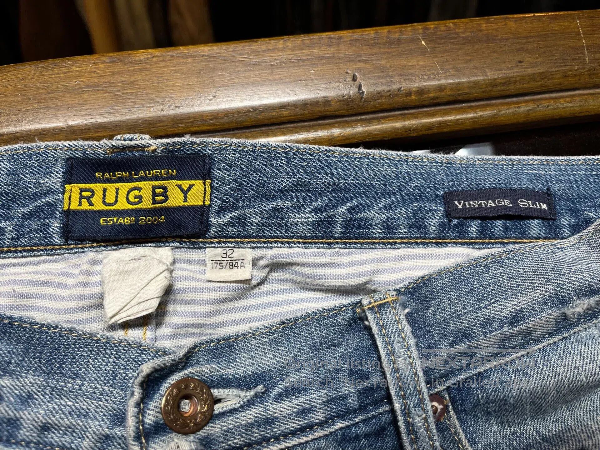 RRL Ralph Lauren rrl patchwork distressed denim jeans. Size US 32 / EU 48 - 3 Thumbnail