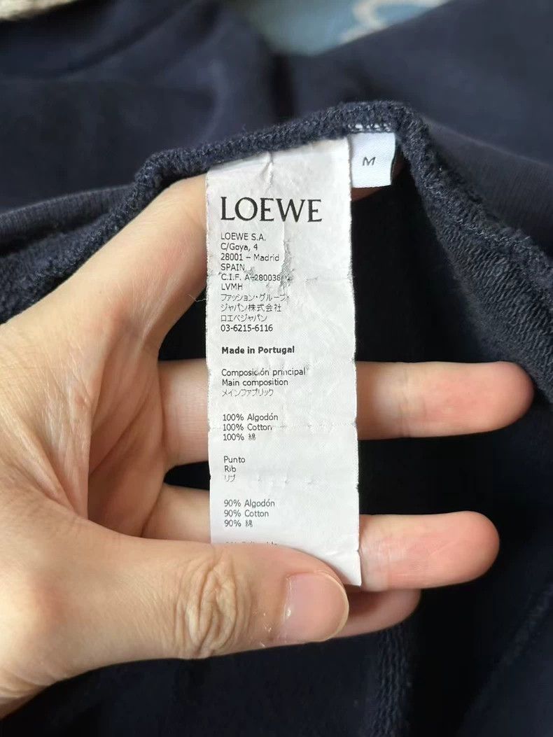 Loewe LOEWE Embroidered logo hoodie Size M / US 6-8 / IT 42-44 - 3 Thumbnail