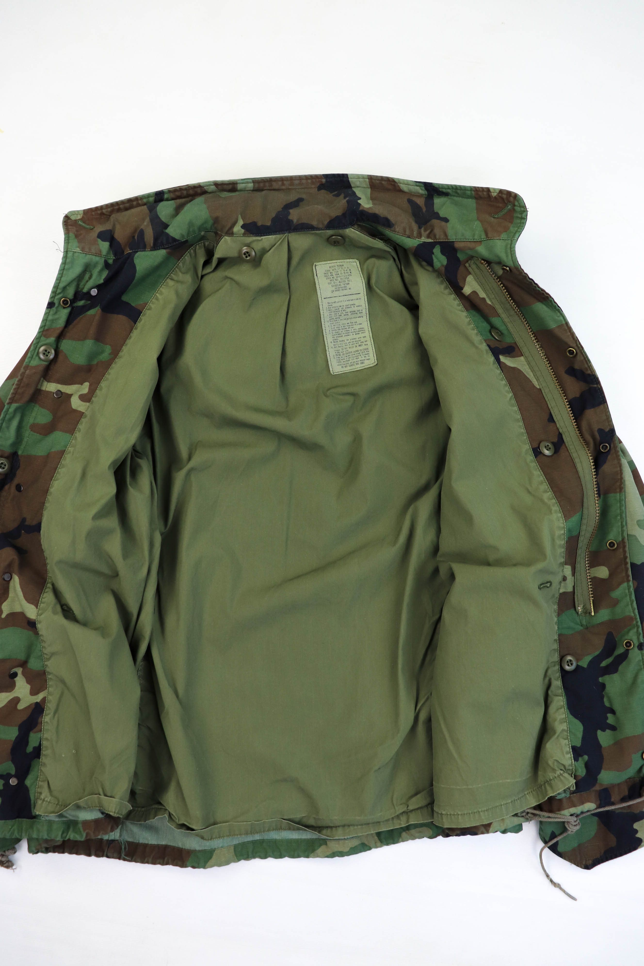 Vintage USMC Vintage 80s 1985 GENERAL Zip M-65 Camo Field Jacket Size US M / EU 48-50 / 2 - 21 Thumbnail