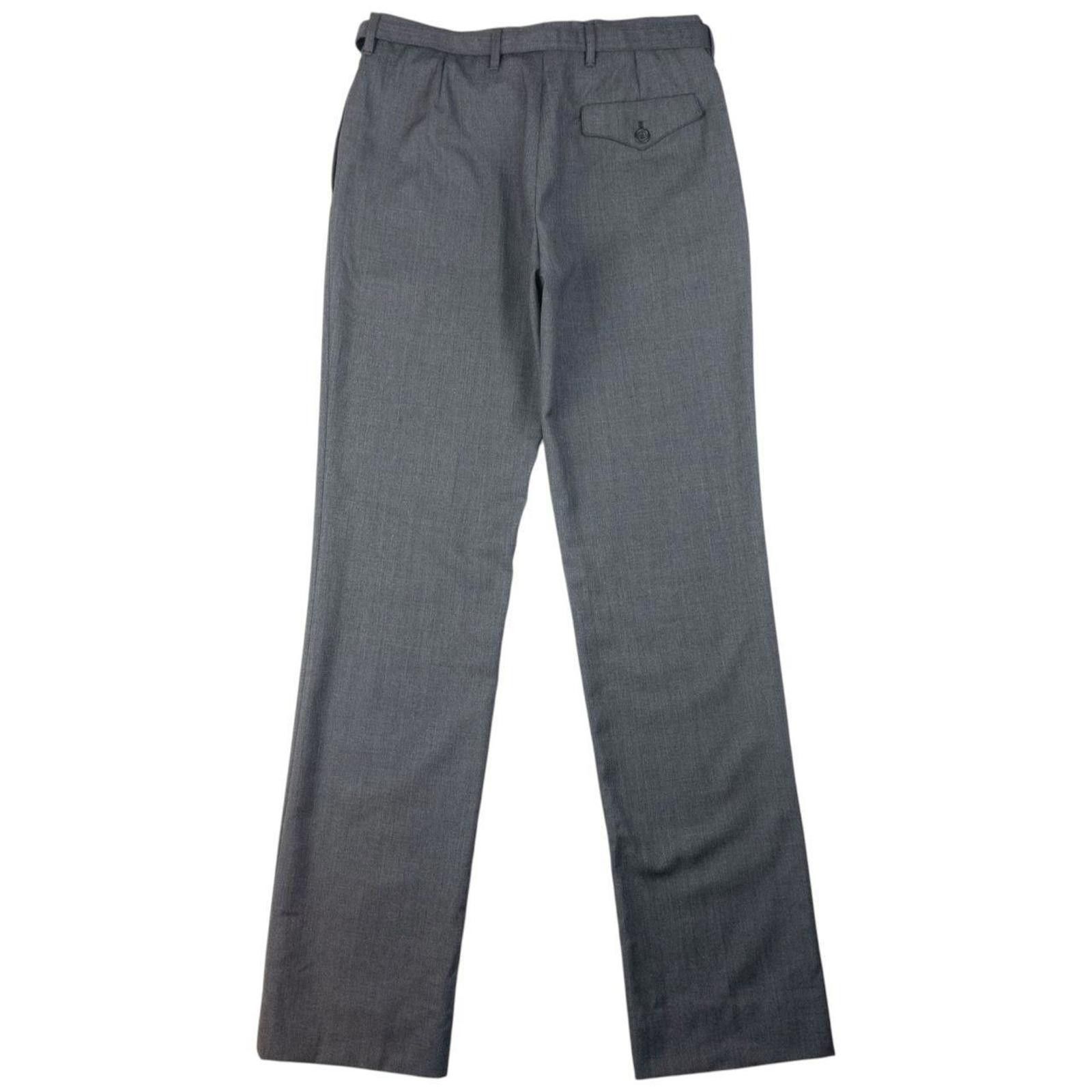 Prada Vintage Prada Striped Belt Waist Trousers Size W28 Size US 28 / EU 44 - 3 Thumbnail
