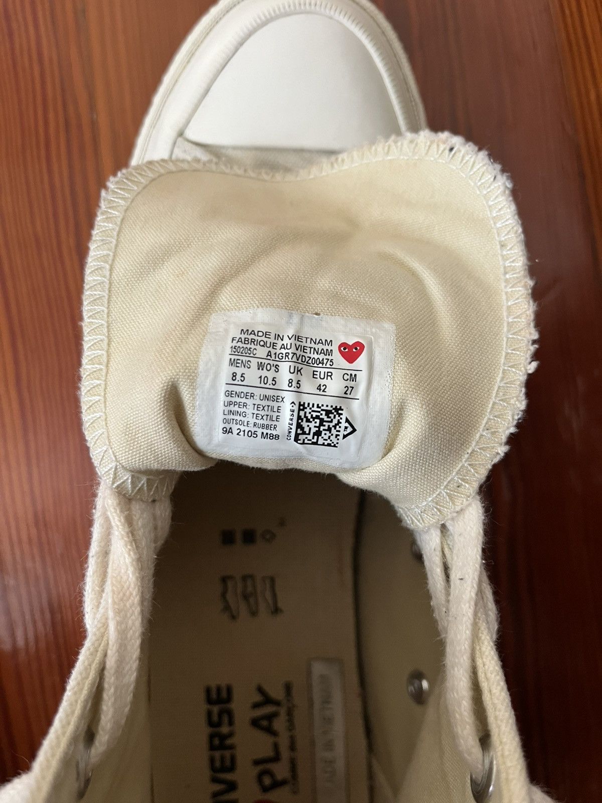 Comme des Garcons PLAY × Converse Comme des Garçons Play Converse All Star Size US 8.5 / EU 41-42 - 12 Thumbnail