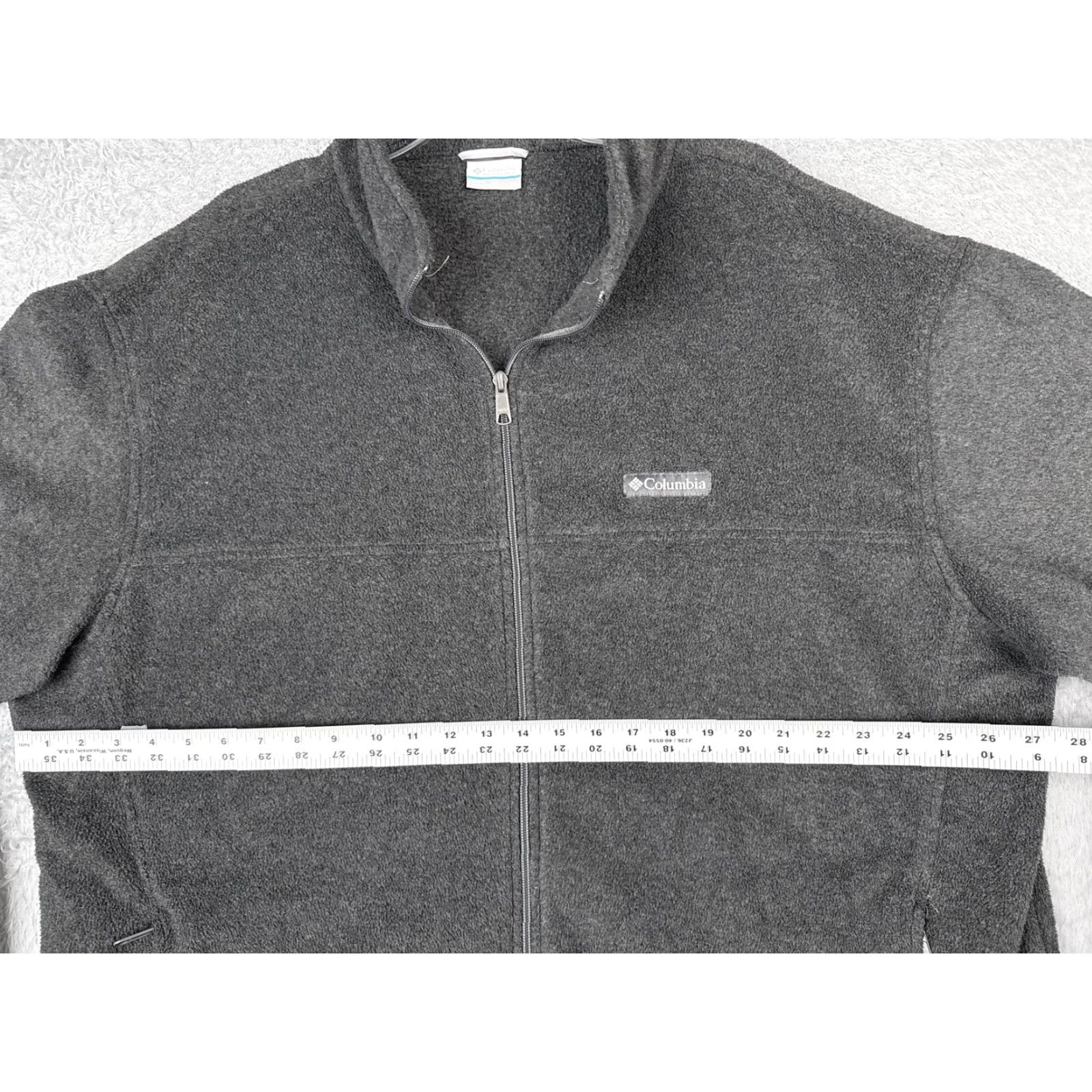 Vintage Columbia Jacket Womens 3X Gray Fleece Full Zip Collared Pockets Outdoor Warm Size XXL / US 16-18 / IT 52-54 - 7 Thumbnail