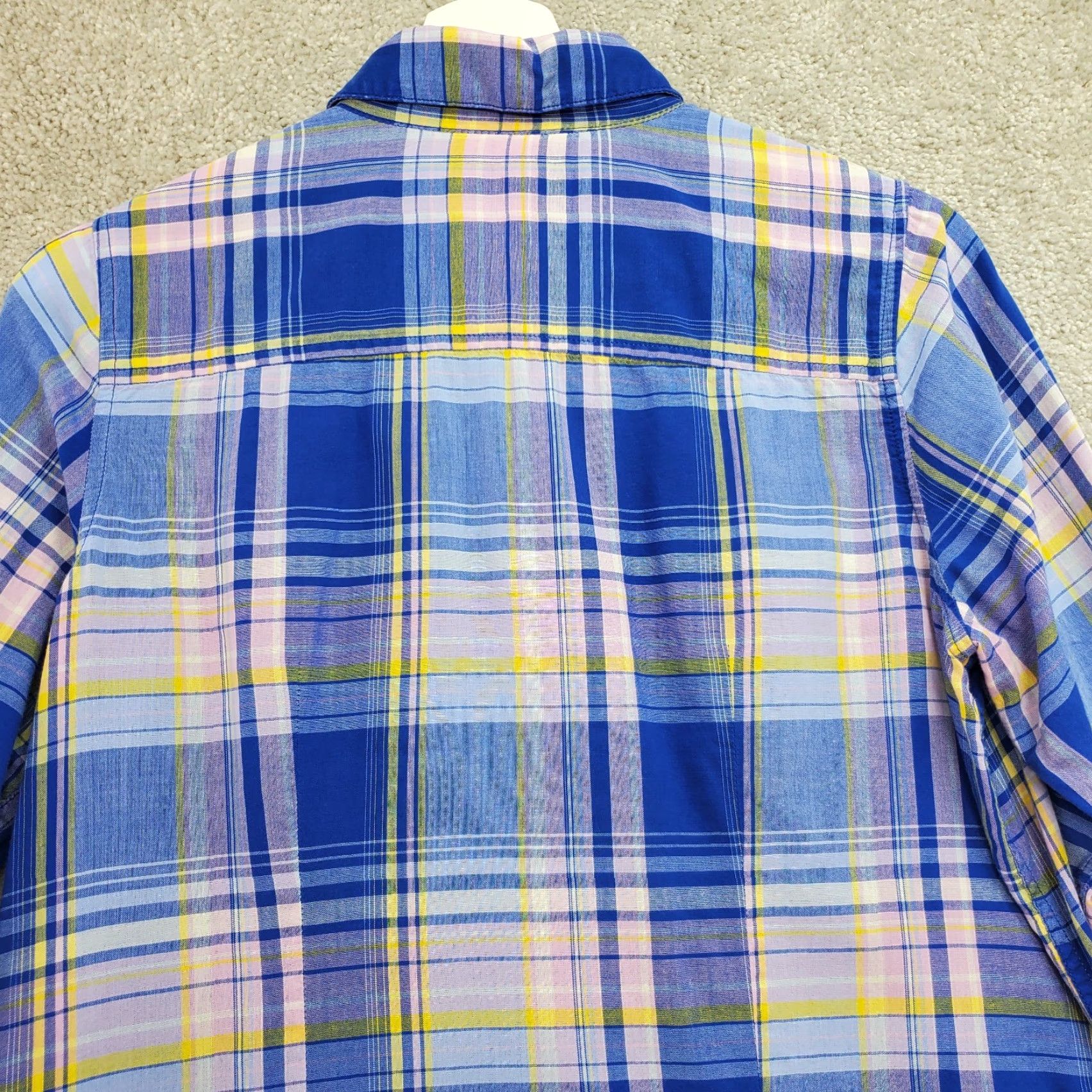 The North Face The North Face Shirt Women Medium Multi Blue Plaid 100% Cotton Pockets Button-Up Size M / US 6-8 / IT 42-44 - 5 Thumbnail