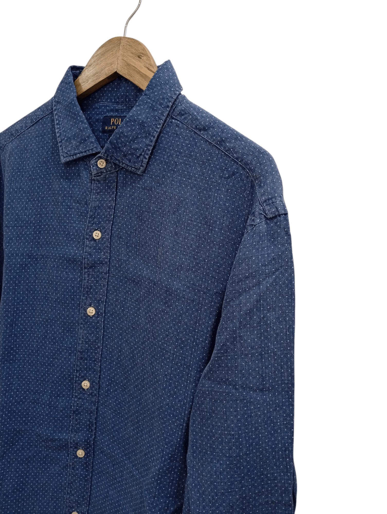 Indigo × Polo Ralph Lauren 🔥🔥Polo Ralph Lauren Indigo LS Shirt Size US XL / EU 56 / 4 - 7 Thumbnail