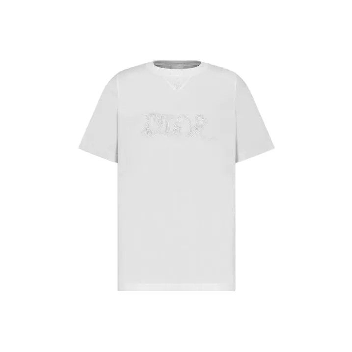 Dior Dior x Peter Doig Embroidered Logo T-Shirt 0079 Size US M / EU 48-50 / 2 - 1 Thumbnail