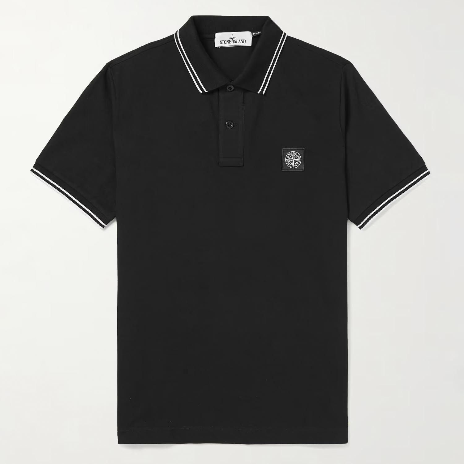 Stone Island STONE ISLAND Patch Program Polo Shirt Tee T-Shirt Black Size US S / EU 44-46 / 1 - 2 Thumbnail