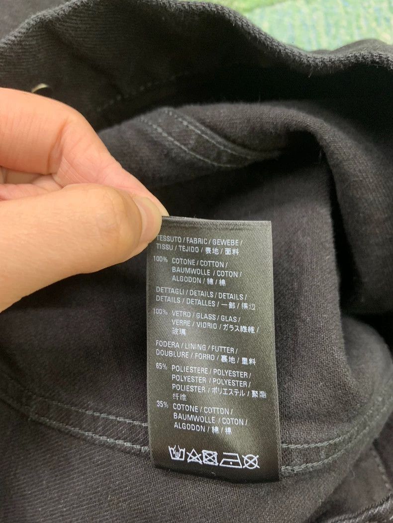 Balenciaga Balenciaga size 34 Black and Grey Rhinestone Big Logo Deni Size US S / EU 44-46 / 1 - 8 Thumbnail