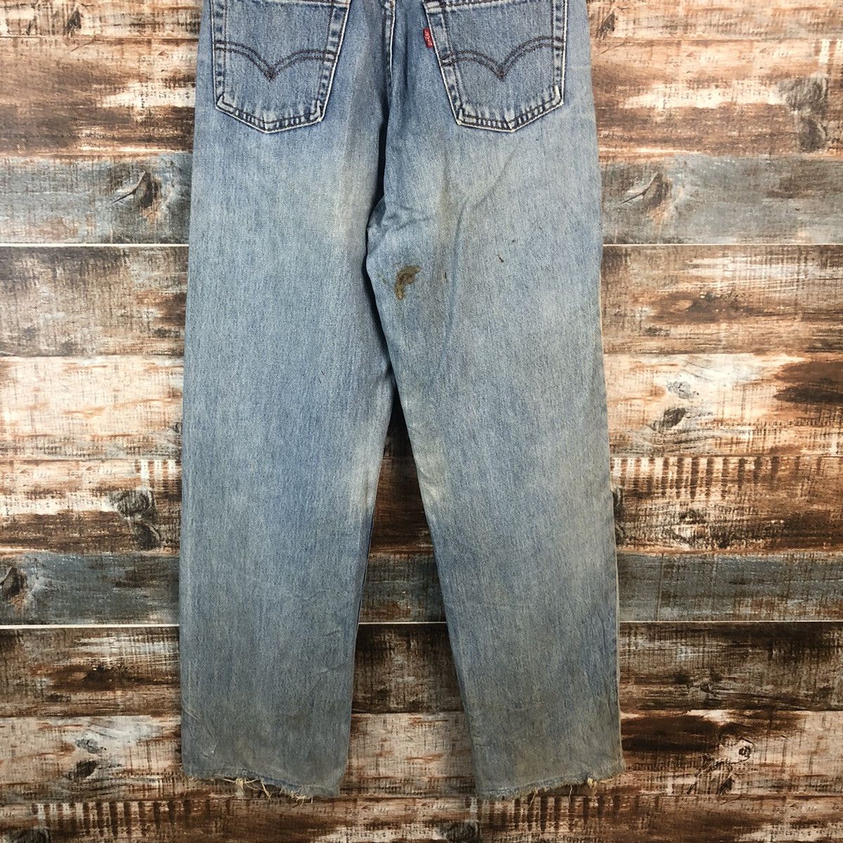 Levi's 509 Levis Blue Distressed ripped Denim Pants #A2102 Size US 28 / EU 44 - 17 Thumbnail