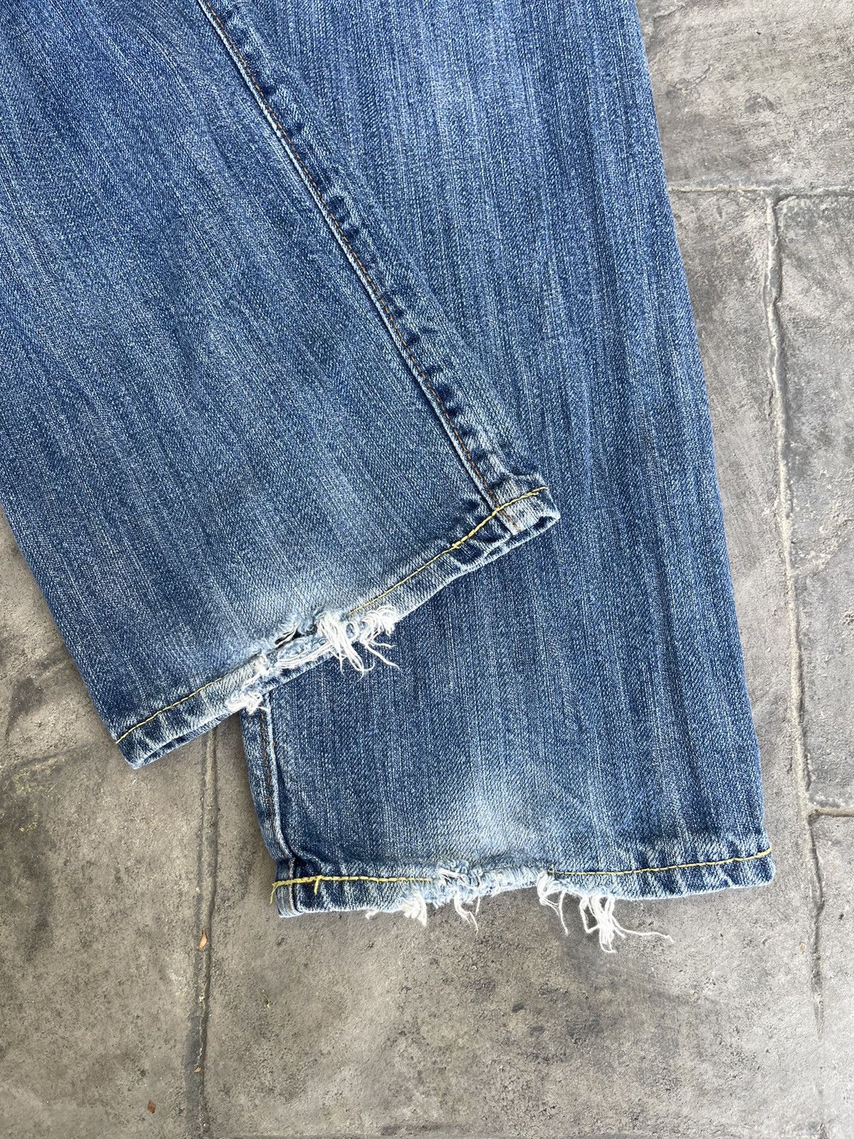 Japanese Brand JAPAN MADE Grand Global Okayama Denim Selvedge Buckle Back Size US 29 - 12 Thumbnail