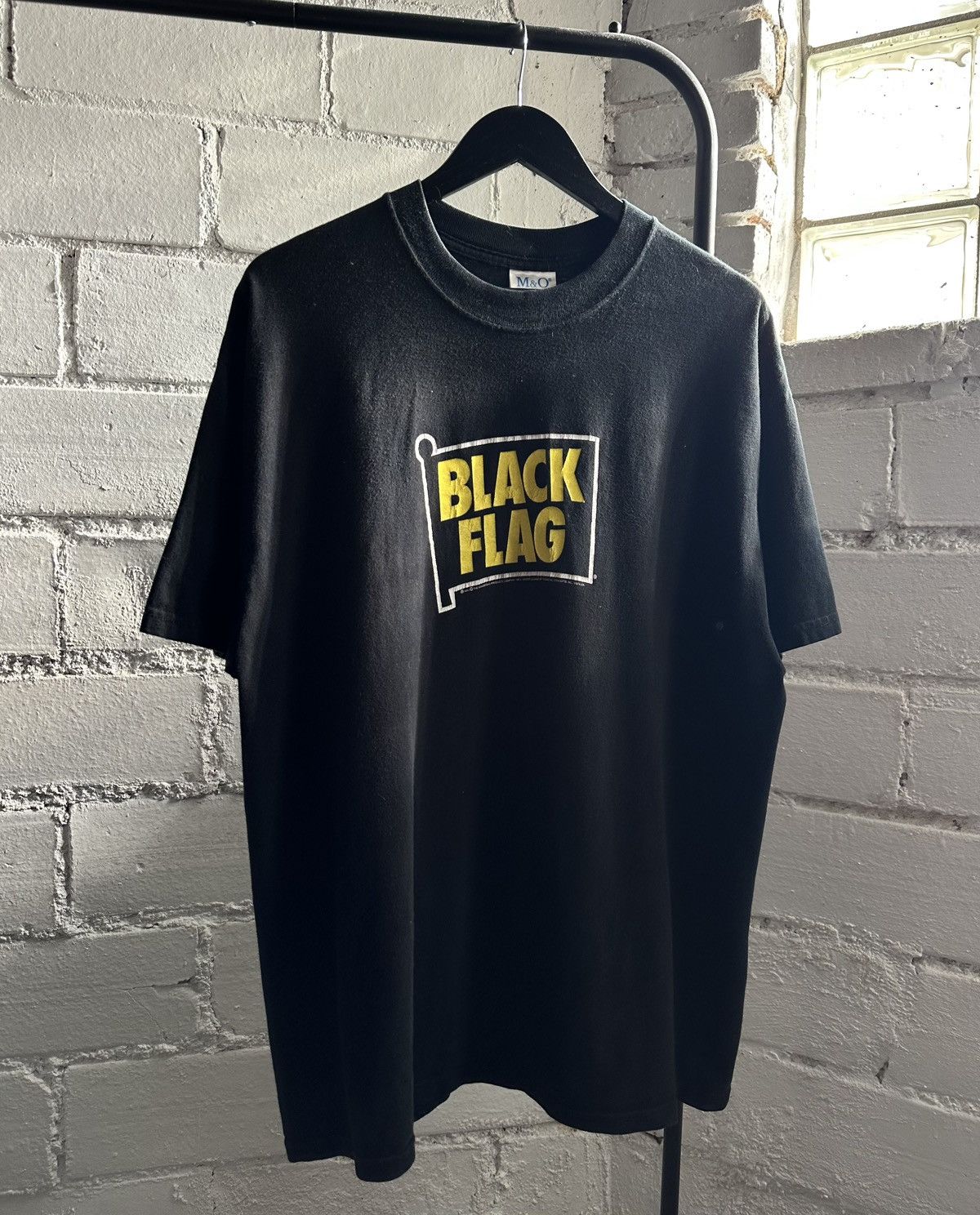 Vintage 90s Black Flag Black Band T-Shirt | Grailed