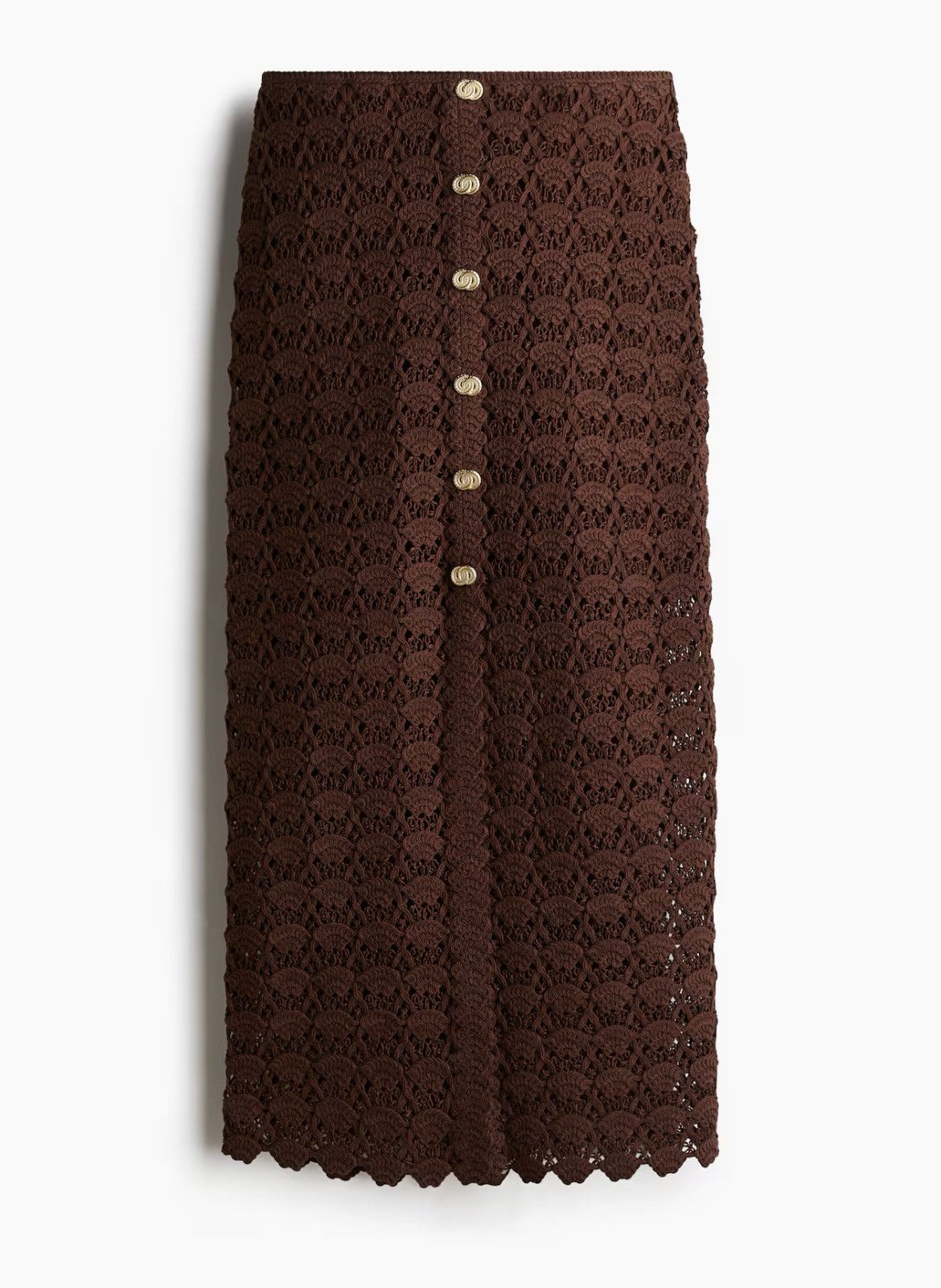 H&M H&M crochet look skirt size large Size 36" / US 14 / IT 50 - 1 Thumbnail