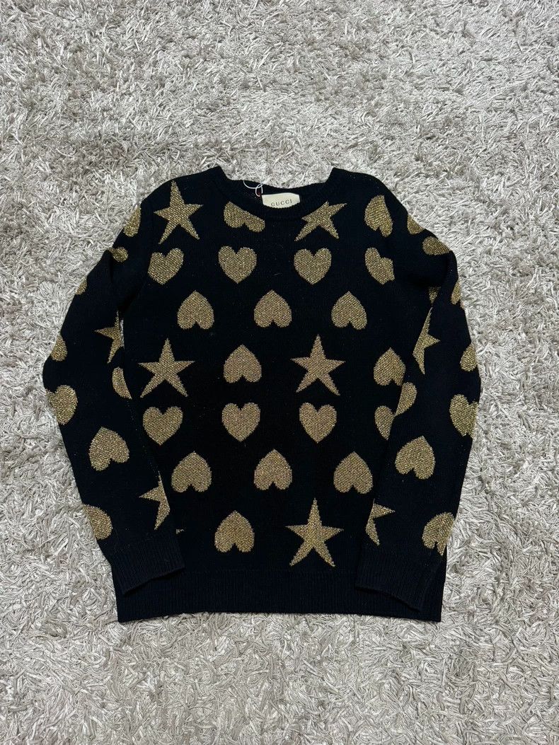Gucci Gucci Popular golden silk love sweater 2503-Nextarrow Size US S / EU 44-46 / 1 - 1 Thumbnail