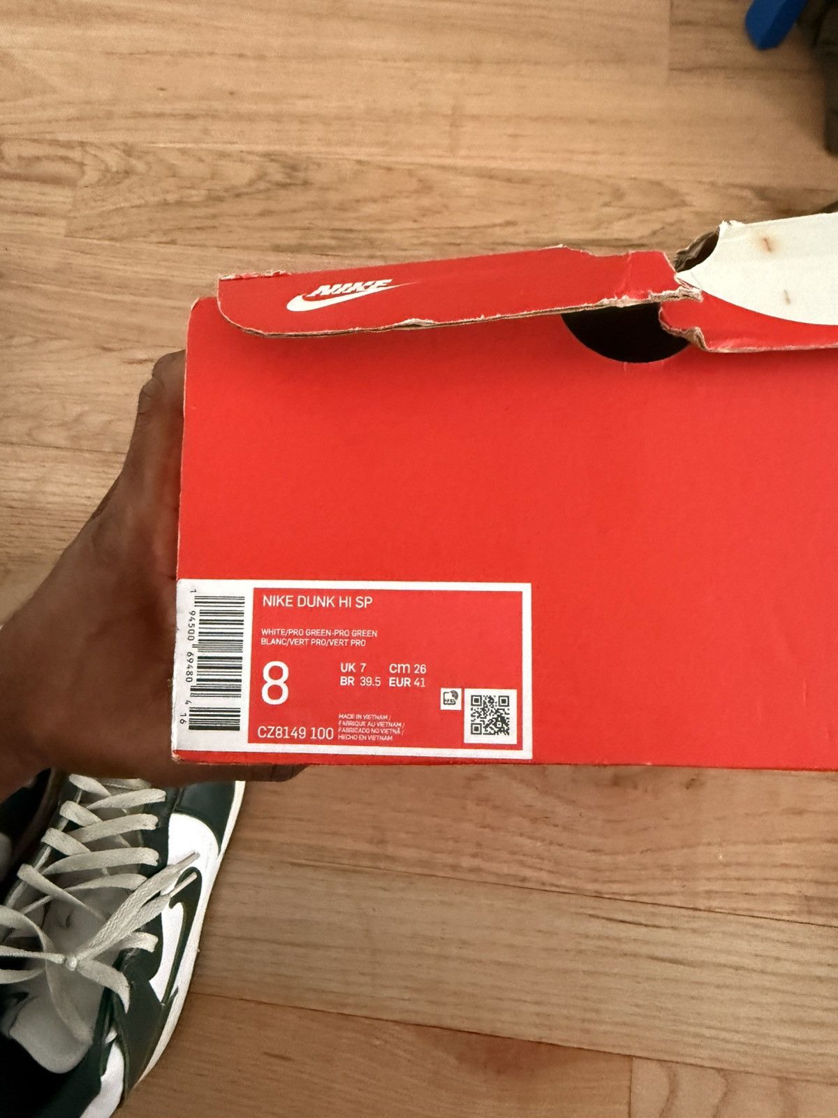 Nike Spartan green dunks Size US 8 / EU 41 - 3 Thumbnail