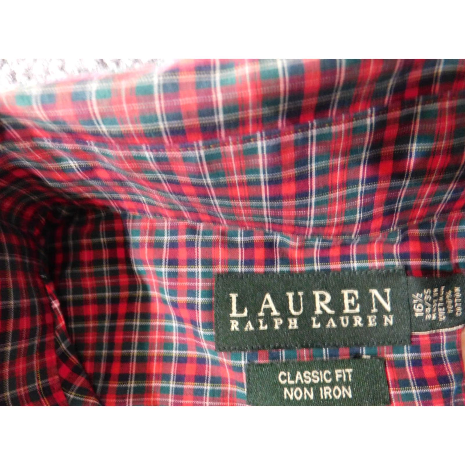 Ralph Lauren Ralph Lauren Shirt Mens 16.5 Red Button Up Classic Fit Pony Logo Non Iron Dress Shirt Long Sleeve Button-Down Collar Mens Texas? Size US XL / EU 56 / 4 - 7 Thumbnail