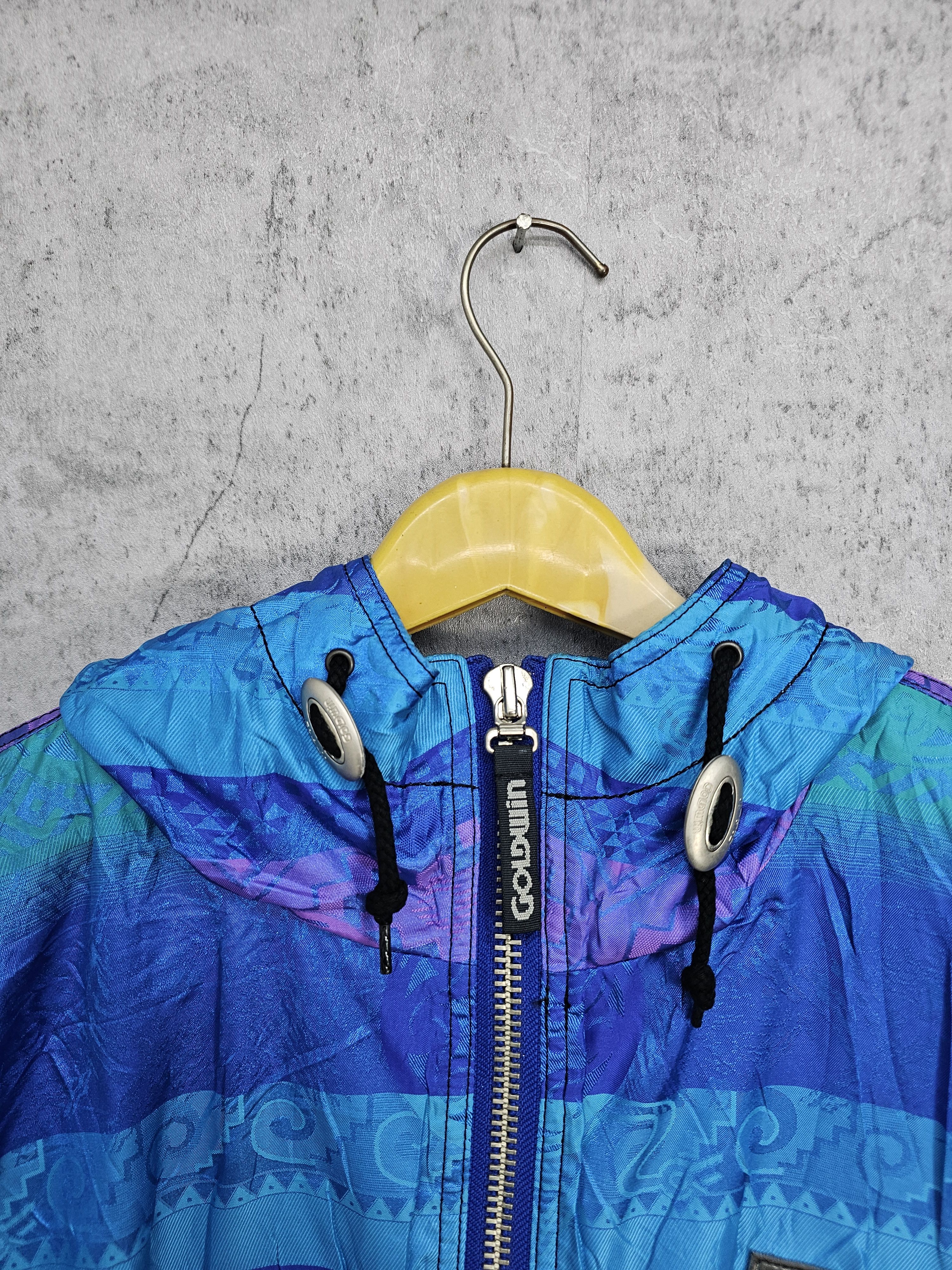 Goldwin Vtg GOLDWIN Stiped Aztec Abstrack Design Ski Jacket J0029 Size US L / EU 52-54 / 3 - 7 Thumbnail