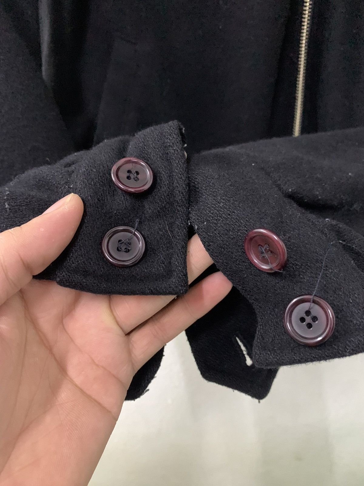 Japanese Brand × RUDE GALLERY Rude Gallery Black Rebel Wool Zipper double Chest Pocket Size US S / EU 44-46 / 1 - 7 Thumbnail
