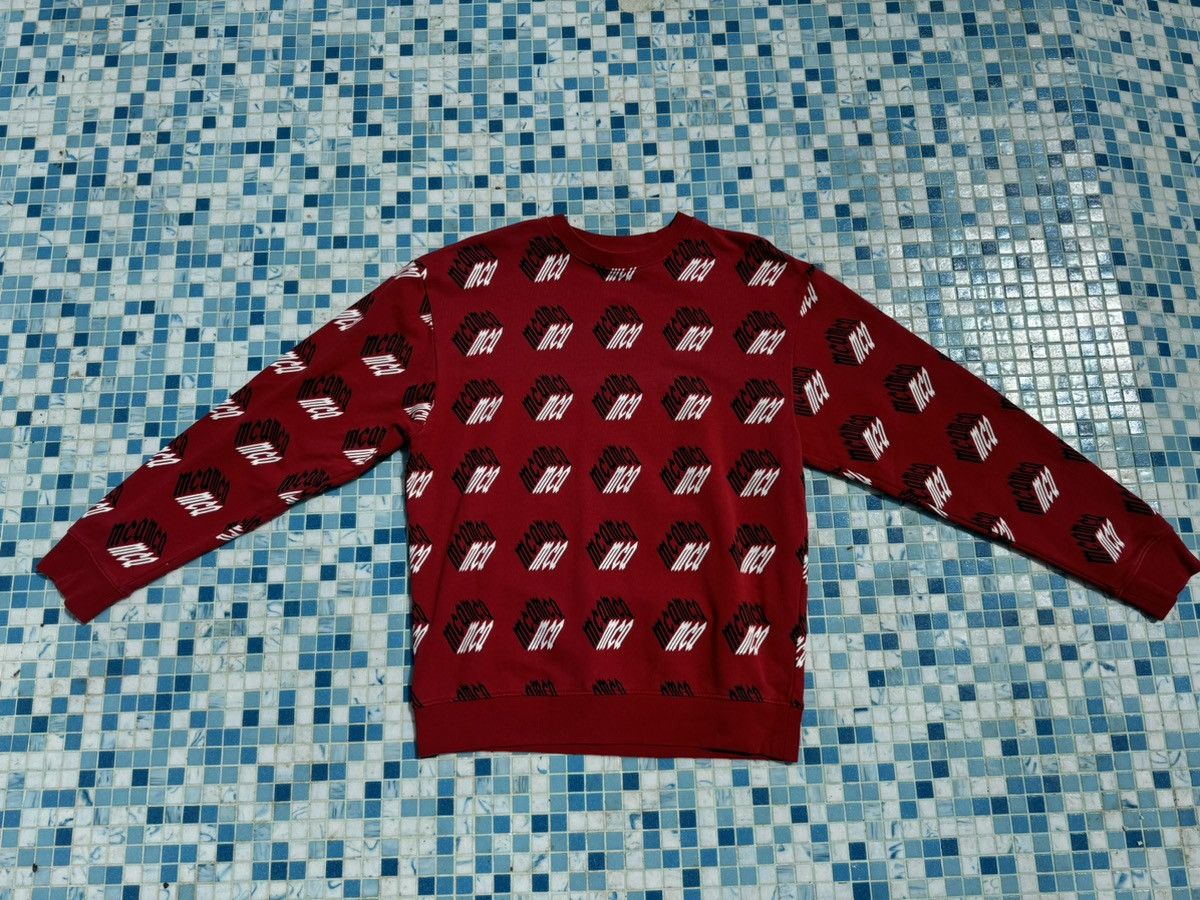image of Alexander Mcqueen Sweatshirt in Red, Men's (Size Large)