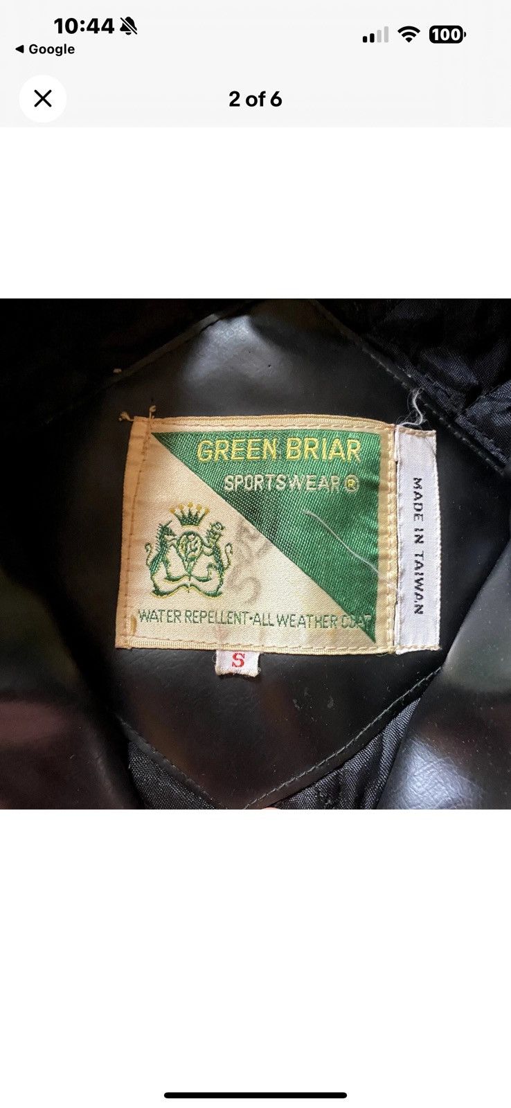 Vintage Vintage Leather Green Briar Sportswear All Weather Jacket Size US S / EU 44-46 / 1 - 2 Thumbnail
