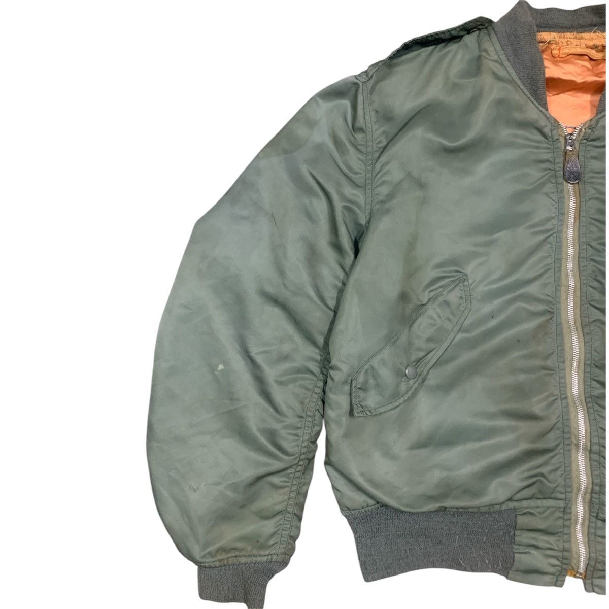 Alpha Industries Vtg 70's Alpha Industries L-2B Flyer Bomber Jacket Size US L / EU 52-54 / 3 - 6 Thumbnail