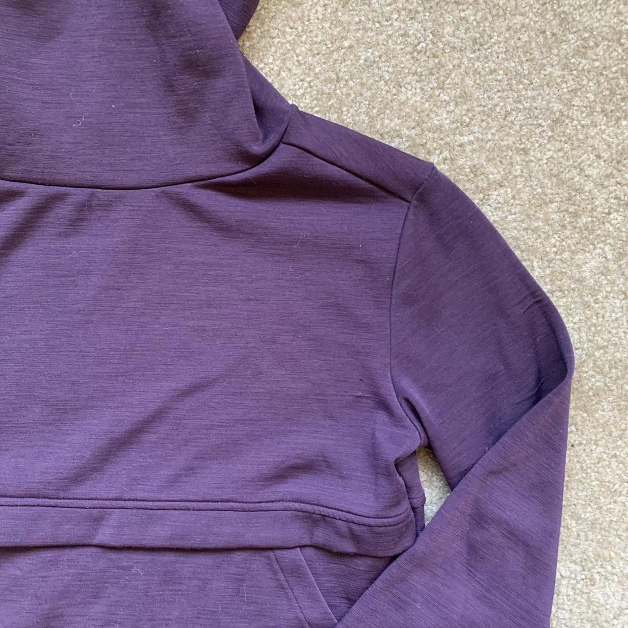 Designer Community Plum Scuba Neck Sweatshirt Size XS / US 0-2 / IT 36-38 - 3 Thumbnail