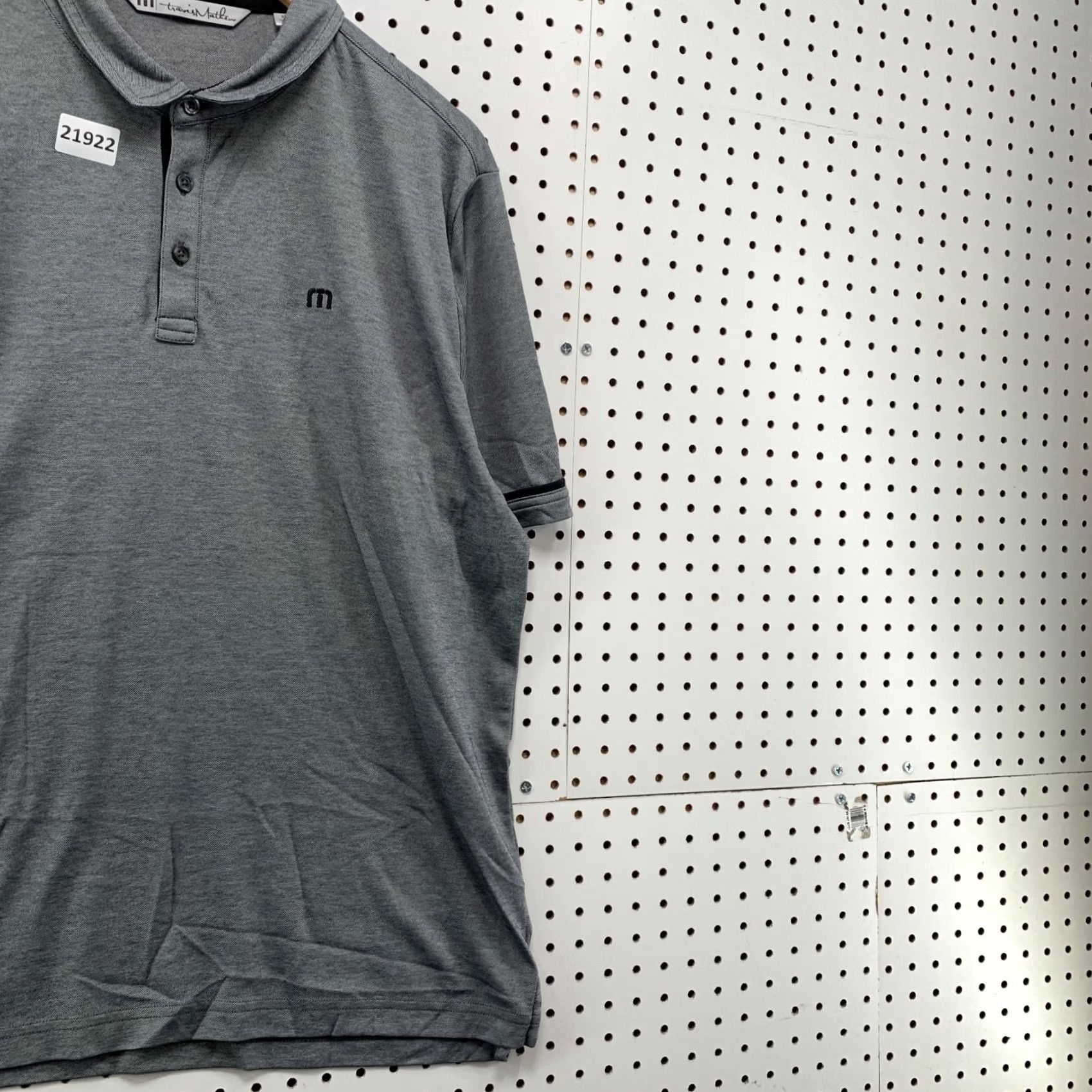 TravisMathew Travis Mathew Polo Shirt Gray Short Sleeve Adults XL Golf Size US XL / EU 56 / 4 - 4 Thumbnail