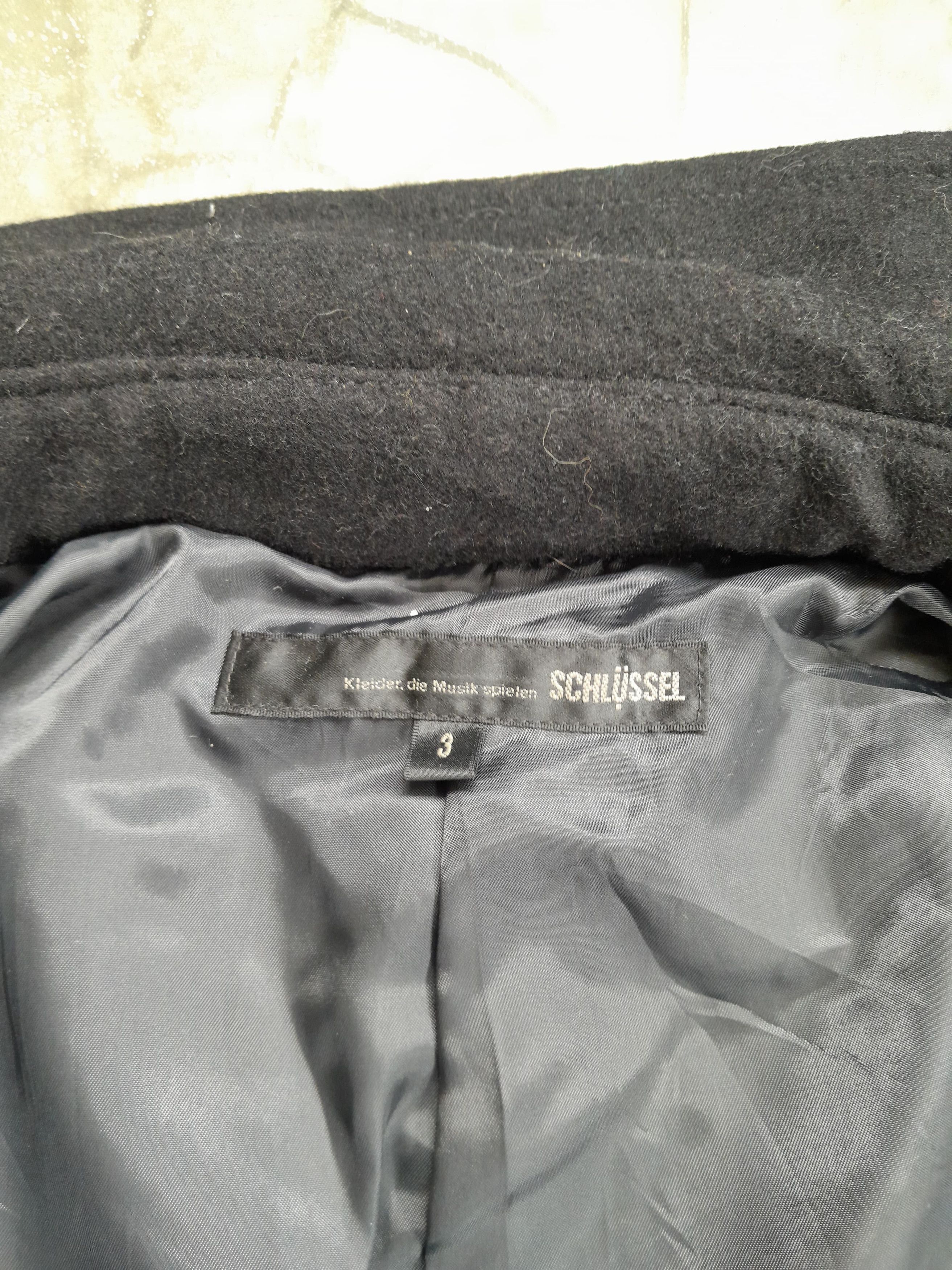 Schlussel 80s Schlussel - Napoleon Wool Black Jacket Balmain Style Size US M / EU 48-50 / 2 - 7 Thumbnail