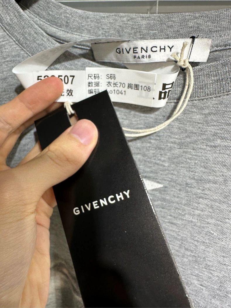 Givenchy Givenchy Animal pattern logo gray short-sleeve T-shirt 2506 Size US S / EU 44-46 / 1 - 4 Thumbnail