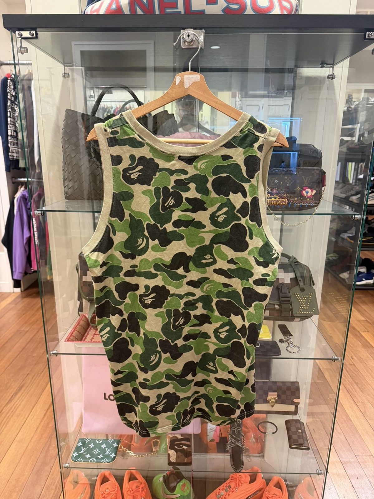 Bape Bape ABC Camo NYC Logo Tank Top - Green Size US XXL / EU 58 / 5 - 2 Thumbnail
