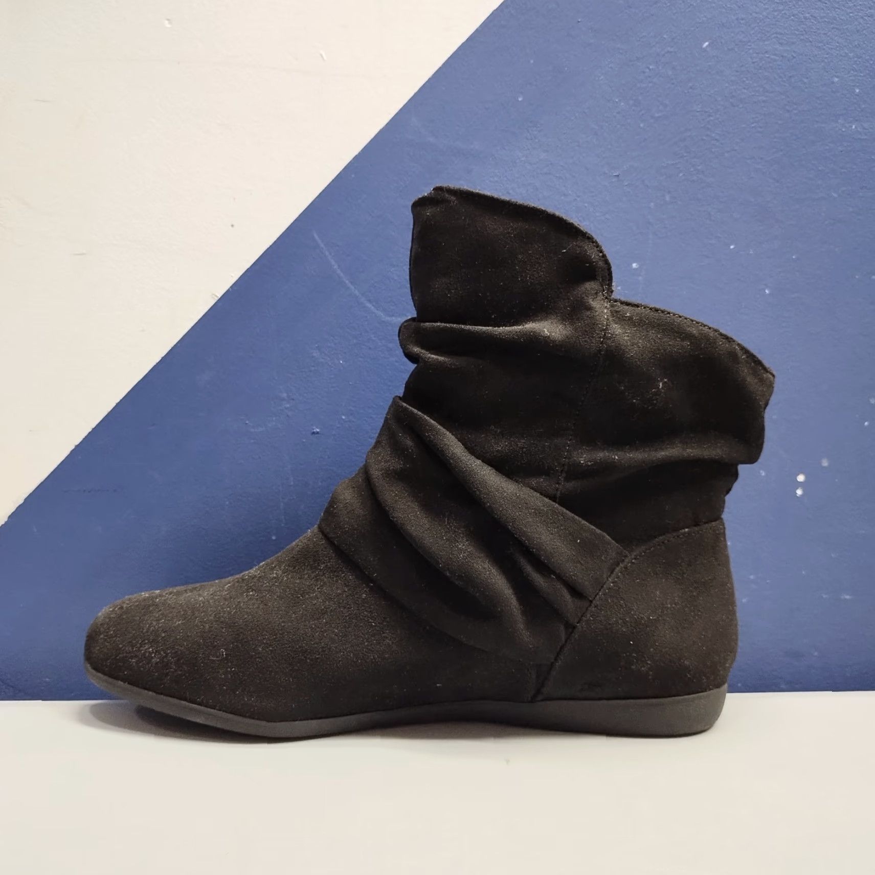 Vintage Cloudwalkers Serena Ankle Boots Womens Size 9.5W Black Classic Pull On 205086 Boots Womens Size 9.5W Black Size US 10 / IT 40 - 6 Thumbnail