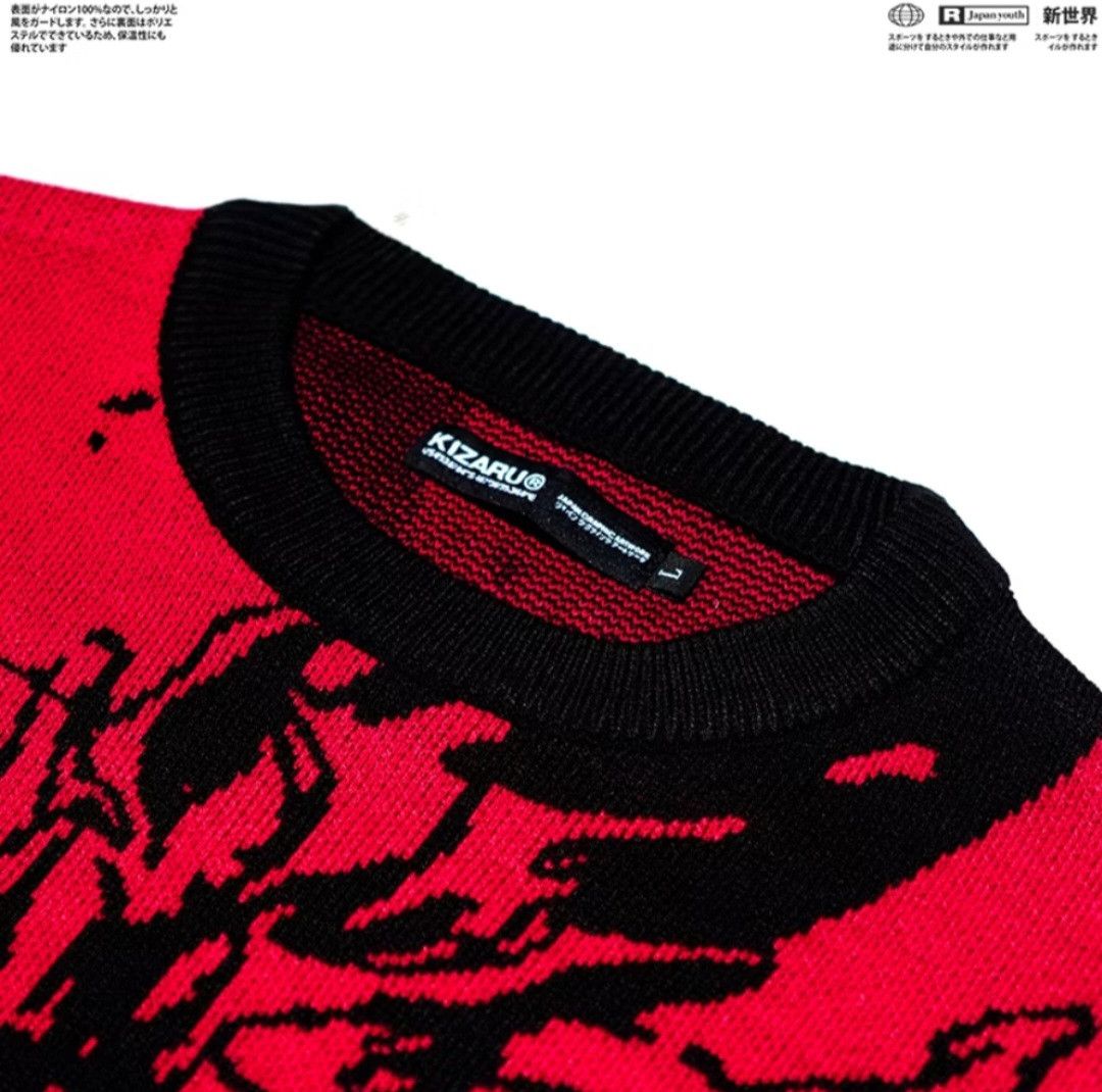 PPFM Anime naruto Sixtail red colour knitwear Size US M / EU 48-50 / 2 - 2 Thumbnail