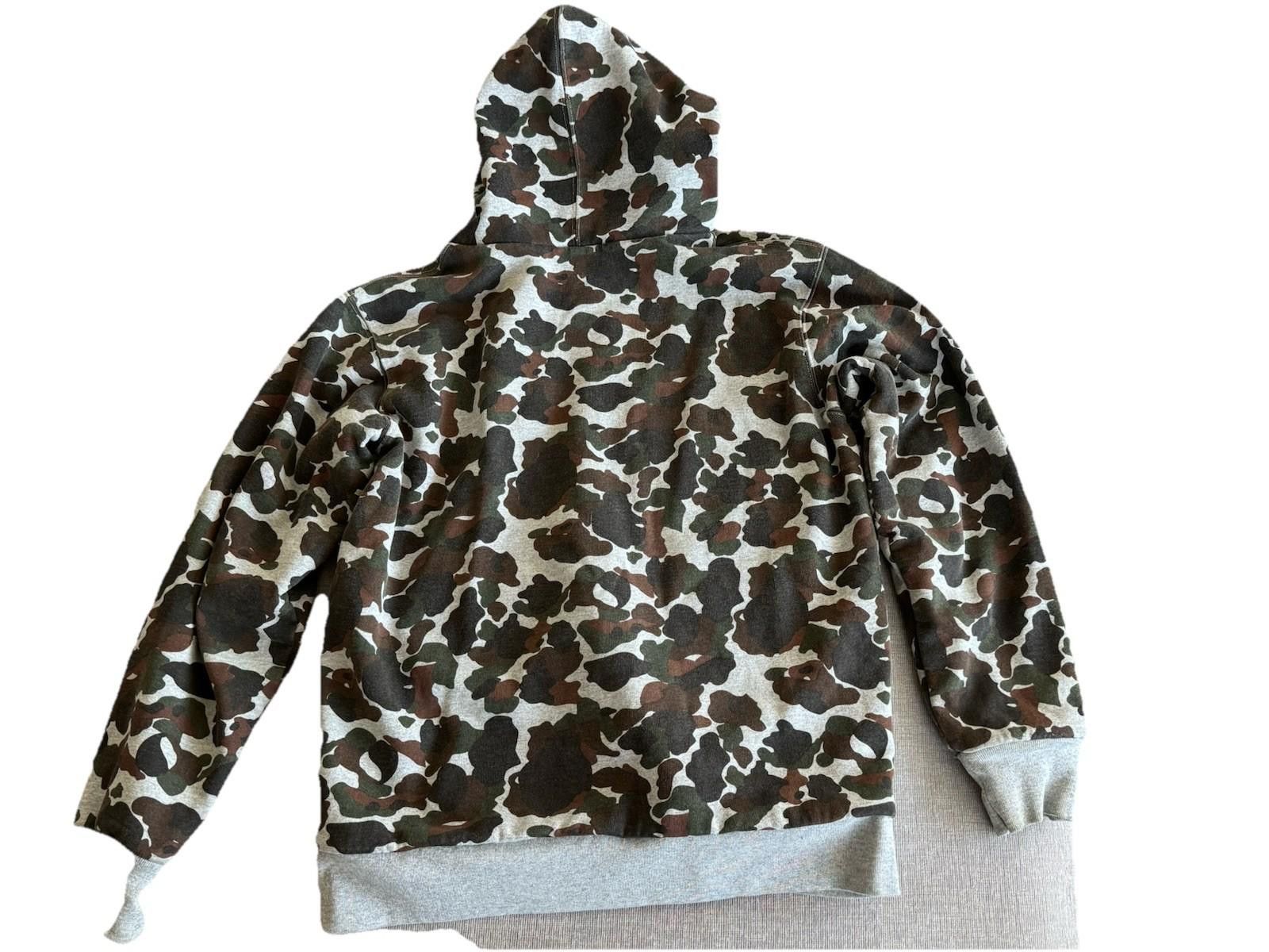Supreme SUPREME ARC LOGO THERMAL ZIP UP SWEATSHIRT HOODIE CAMO SZ L Size US L / EU 52-54 / 3 - 3 Thumbnail