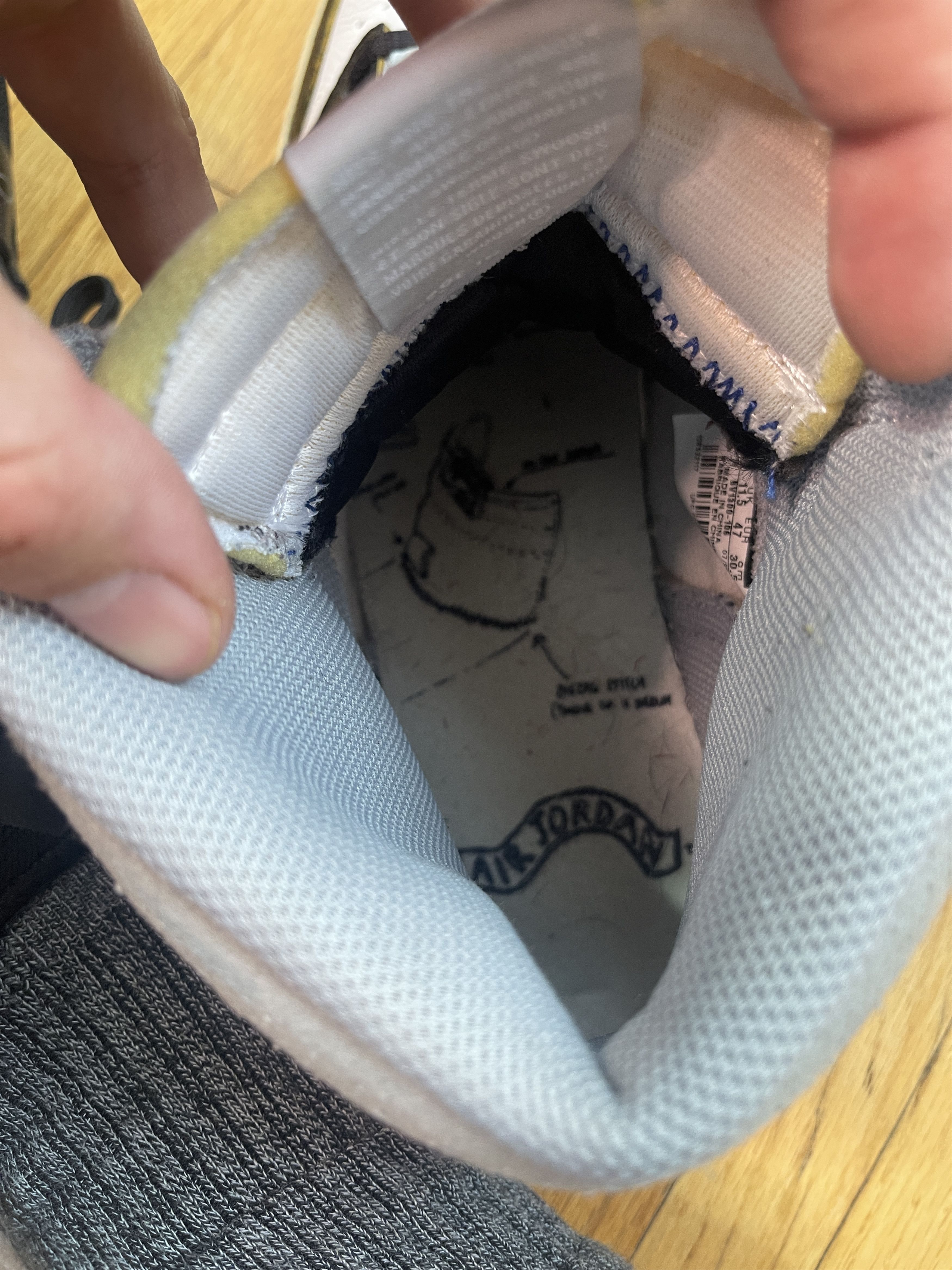 Jordan Brand × Union LA Jordan 1 Retro High Union Black Toe Size 12.5 Size US 12.5 / EU 45-46 - 12 Thumbnail