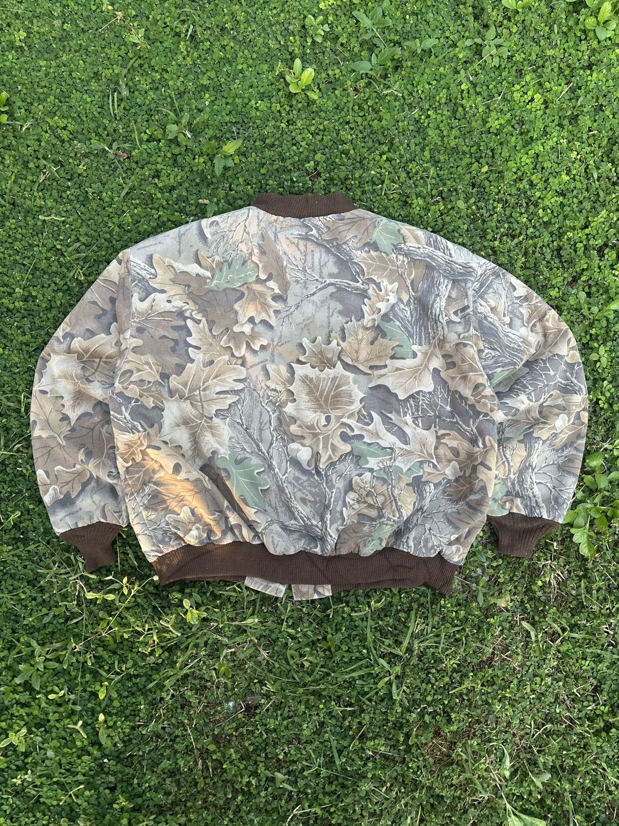 Mossy Oaks × Vintage Crazy Vintage 00s Realtree Camo Rare Bomber Jacket Size US XL / EU 56 / 4 - 10 Thumbnail