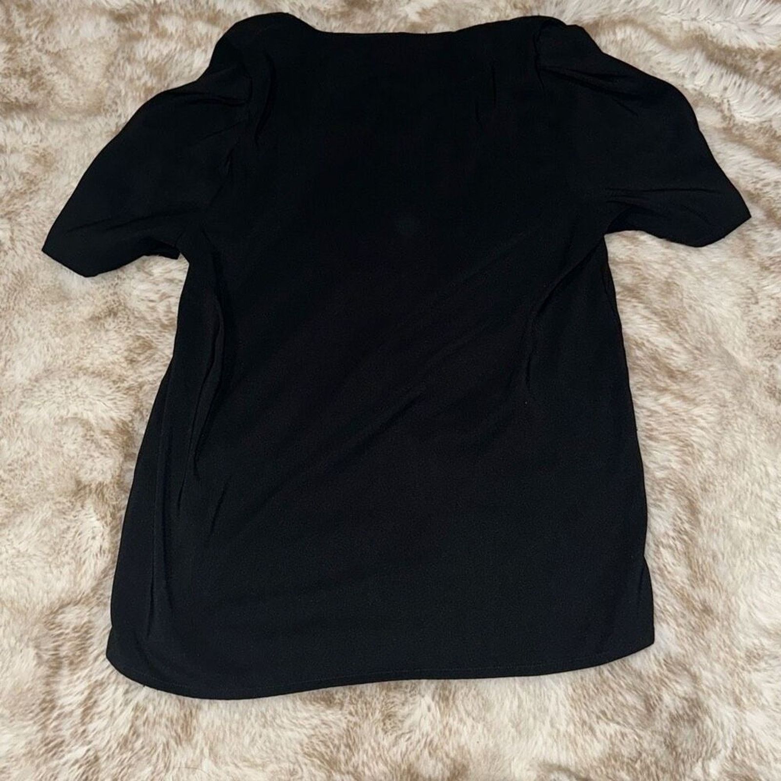 Express Express Short Sleeve V-Neck Blouse | Sz XS Size XS / US 0-2 / IT 36-38 - 7 Thumbnail