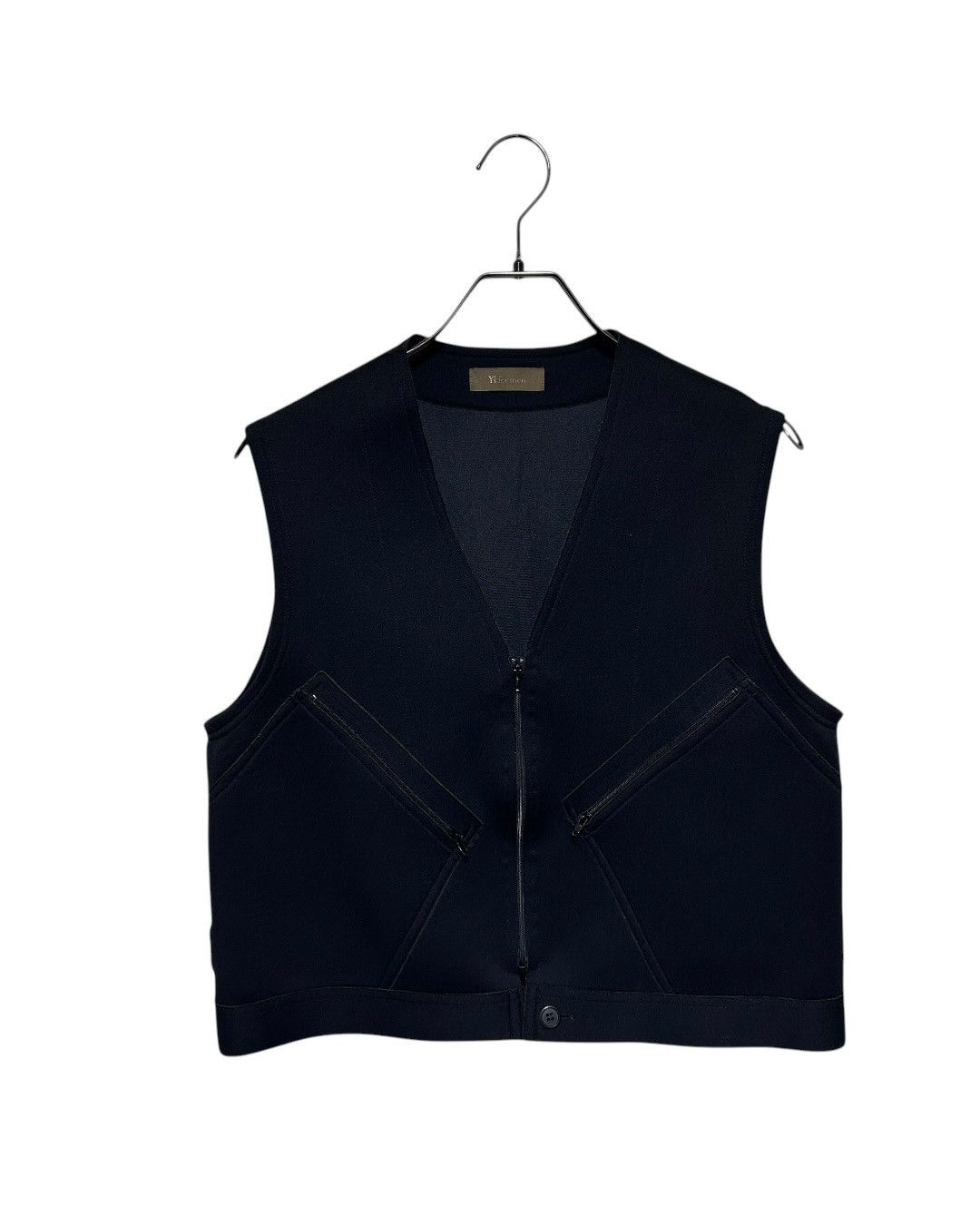Yohji Yamamoto 715 Y's for men Yohji Yamamoto vest nylon bonded material Size US XXS / EU 40 - 1 Thumbnail