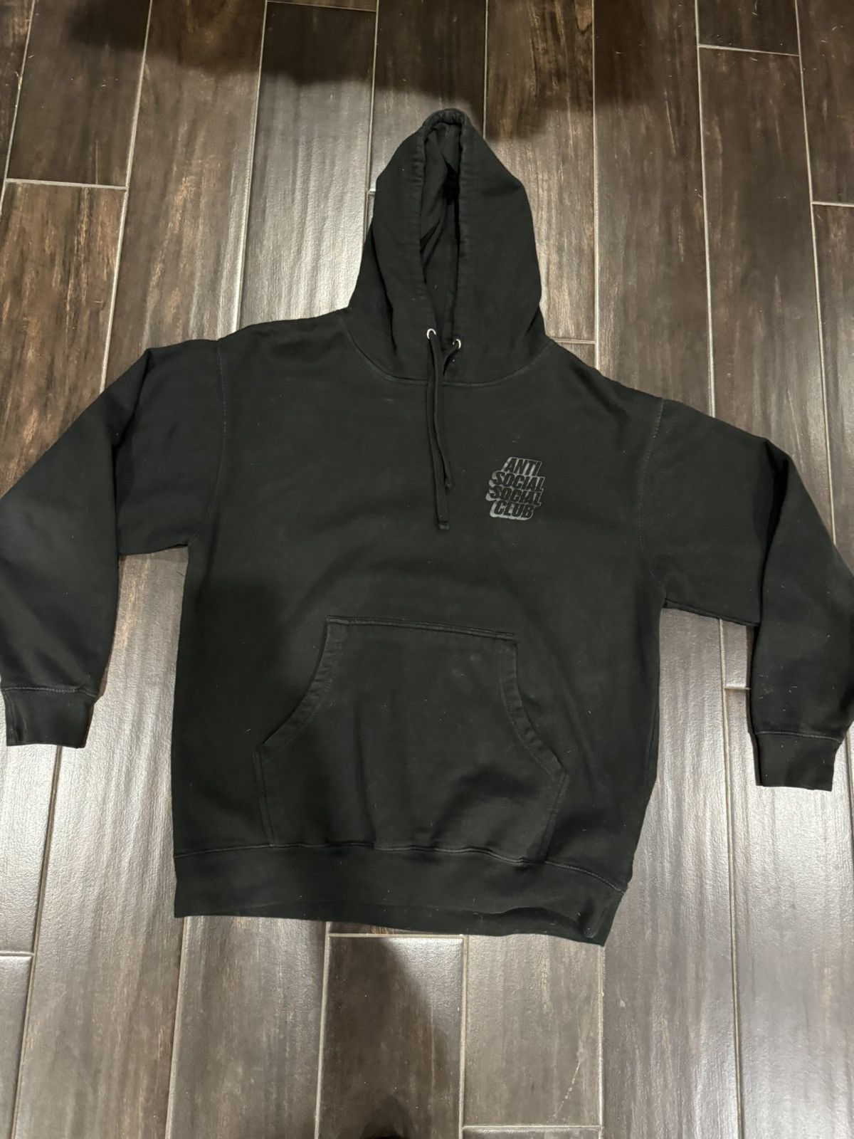 Anti Social Social Club Anti Social Club Black on Black Hoodie Size US L / EU 52-54 / 3 - 1 Thumbnail
