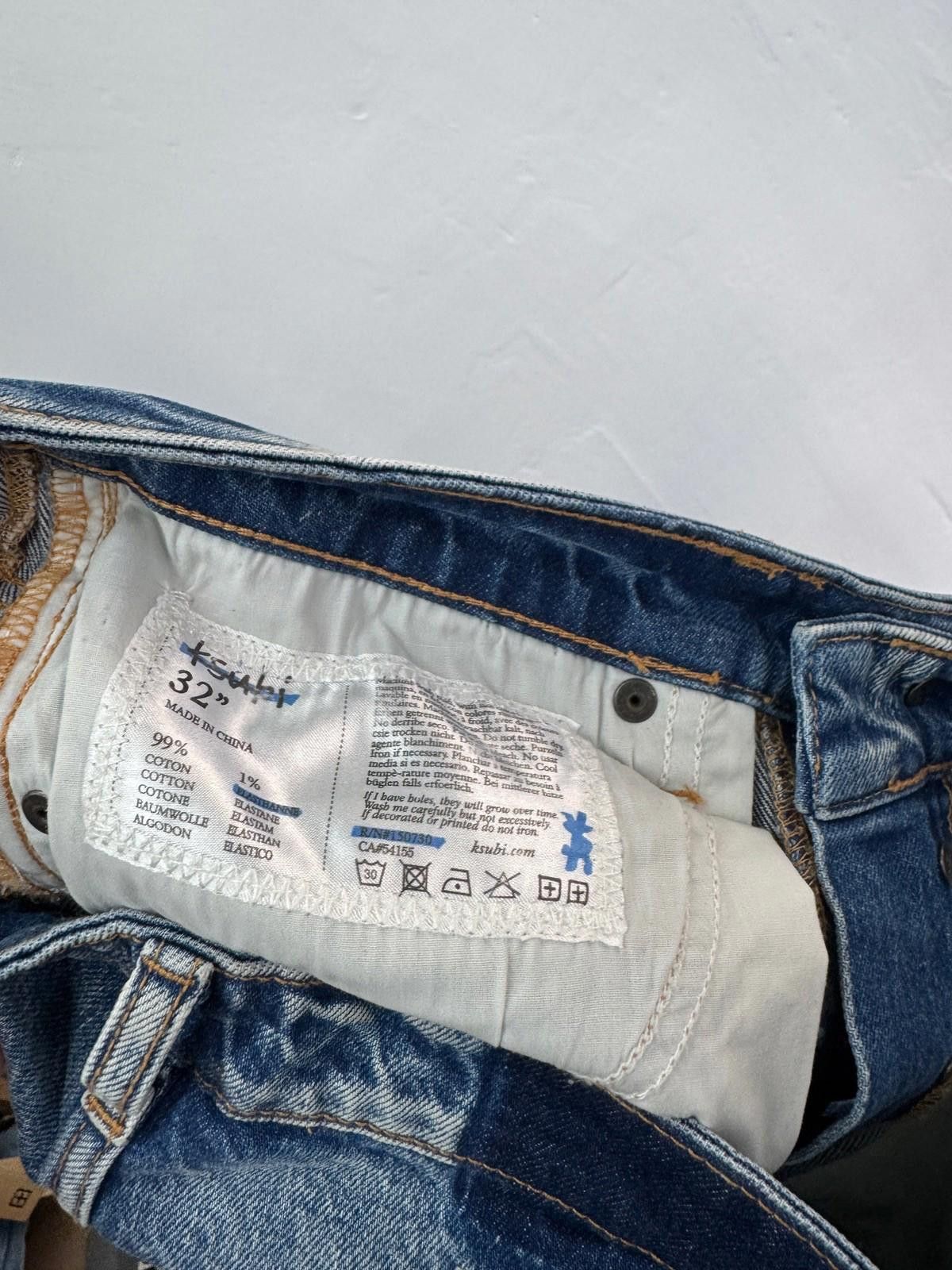 Ksubi new Ksubi mens jeans van winkle blue tektonik dialled 32 Size US 32 / EU 48 - 8 Thumbnail