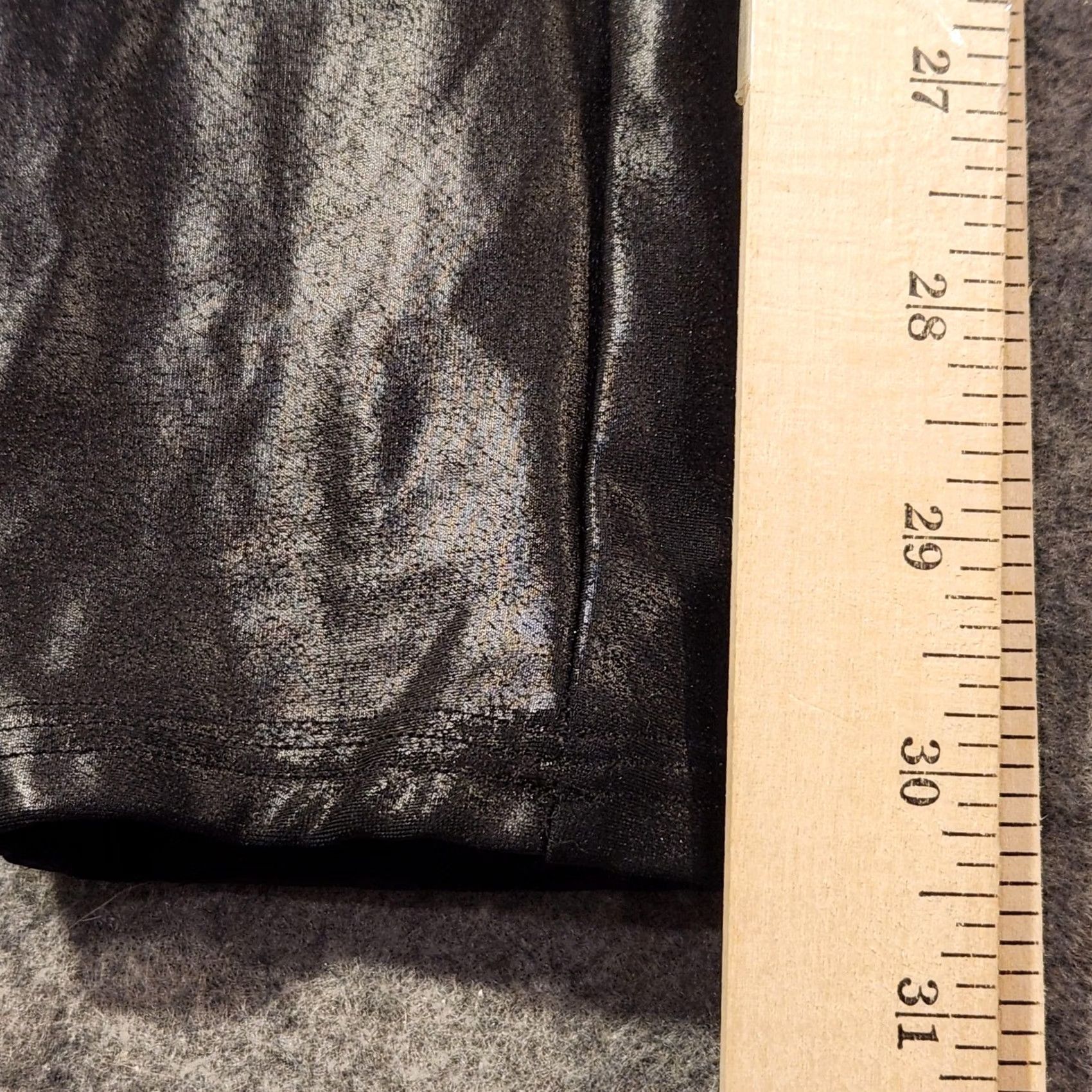 Spanx Spanx Womens High Rise Faux Leather Leggings Black Tall Shaping S Panties? No Size 28" / US 6 / IT 42 - 7 Thumbnail