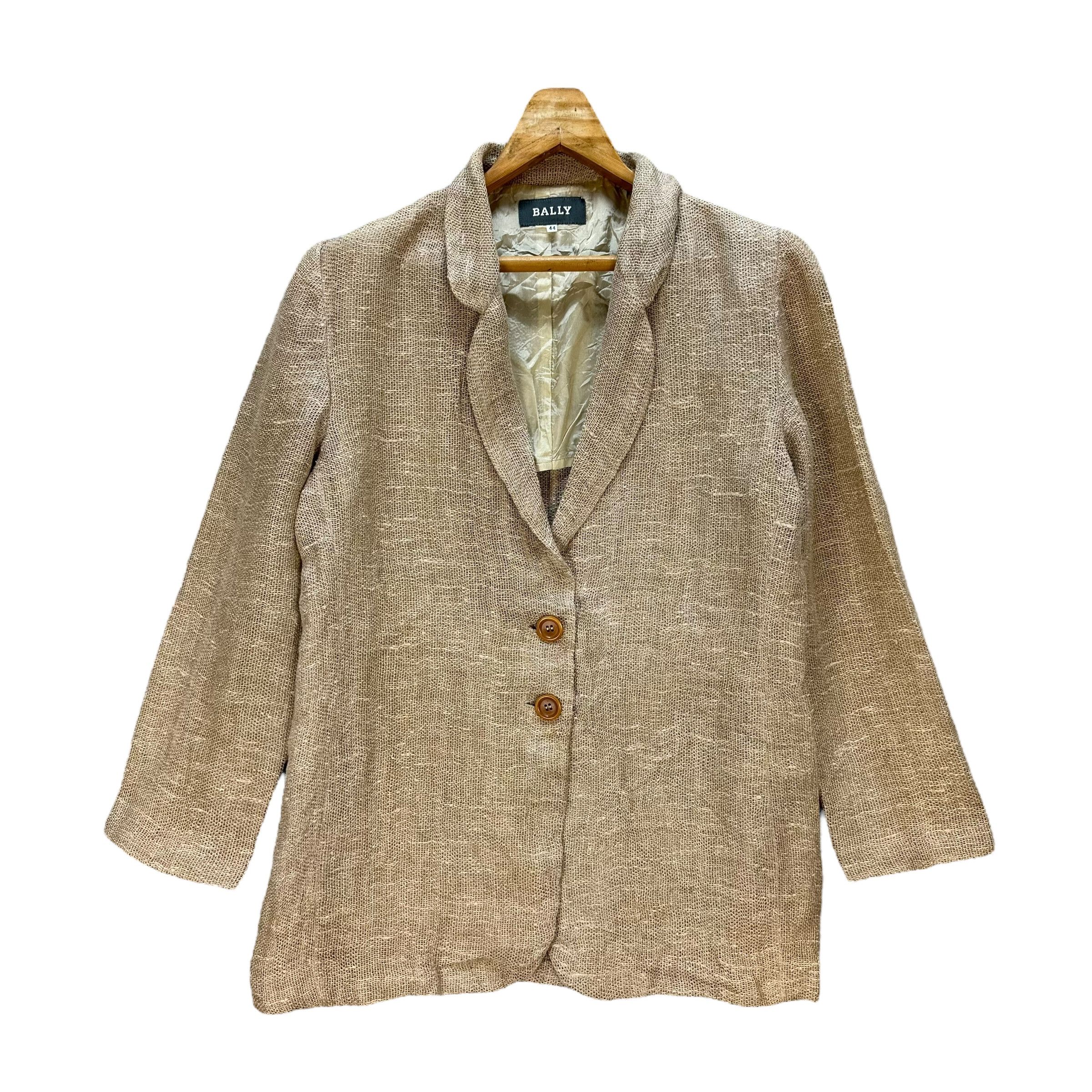 Bally BALLY Italy Mesh Fish Net Blazers Casual Jacket #A43-0979 Size M / US 6-8 / IT 42-44 - 1 Thumbnail