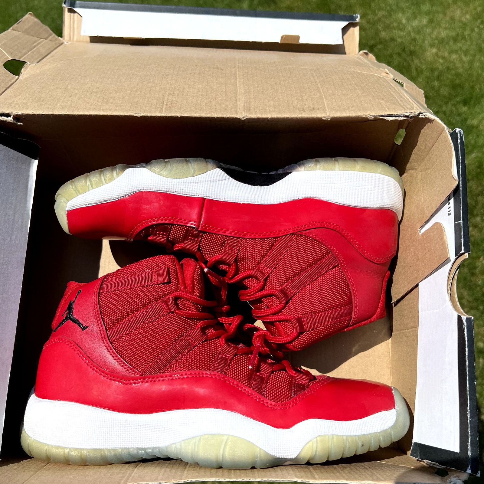 Jordan Brand × Nike Size 6.5 - Air Jordan 11 Retro GS Win Like 96 Men's Shoes Size US 6.5 / EU 39-40 - 10 Thumbnail