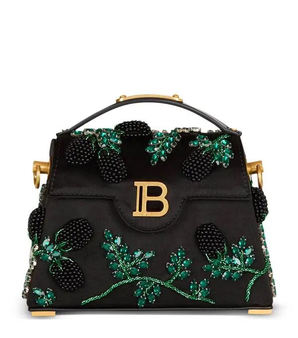 Balmain o1s1wg111225 Size:OS/B-Buzz Dynasty Handle Bag in Black Size ONE SIZE - 1 Thumbnail