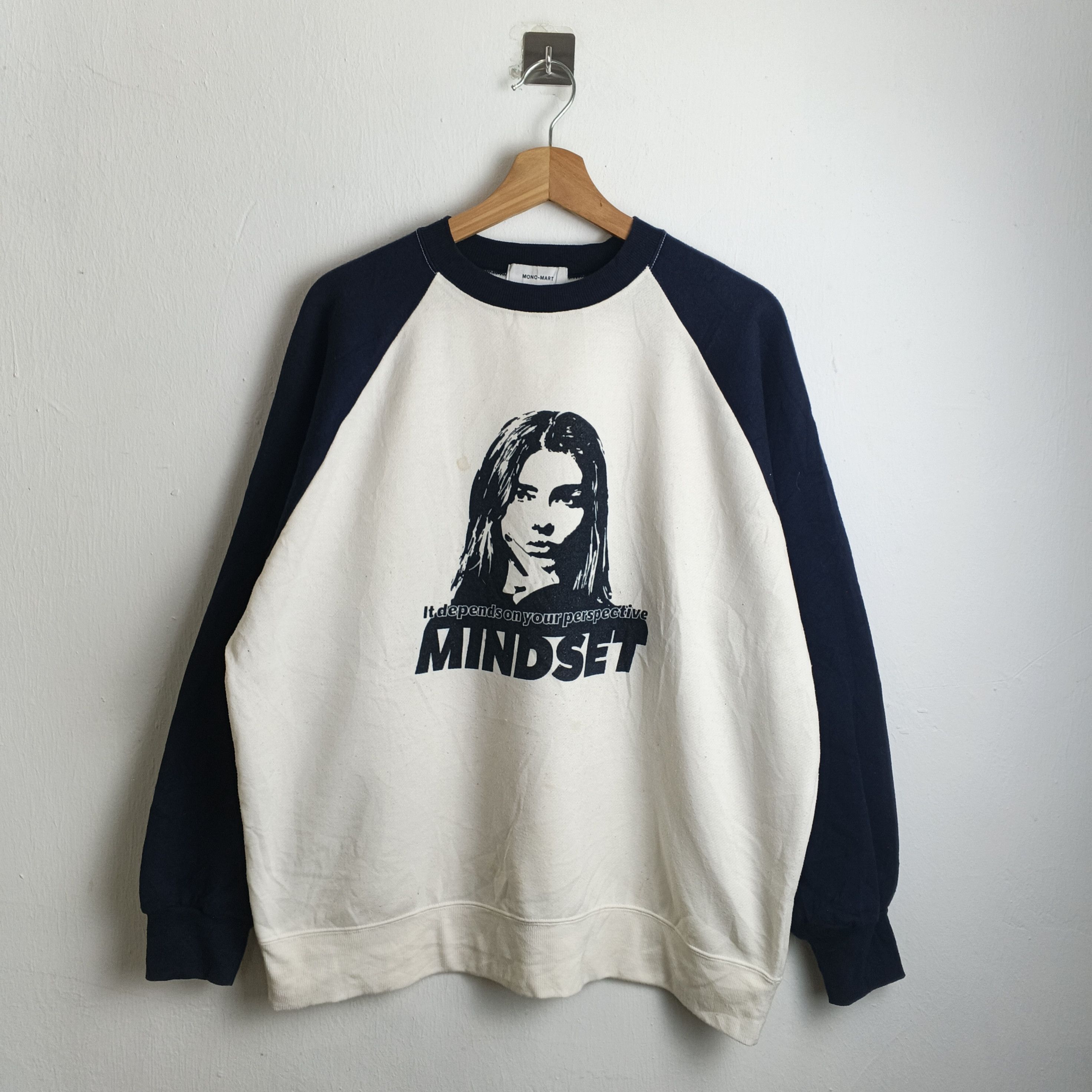 Hysteric Glamour Vintage Y2K Hysteric Glamour "Depends On Mindset" Sweatshirt Size US XL / EU 56 / 4 - 1 Thumbnail