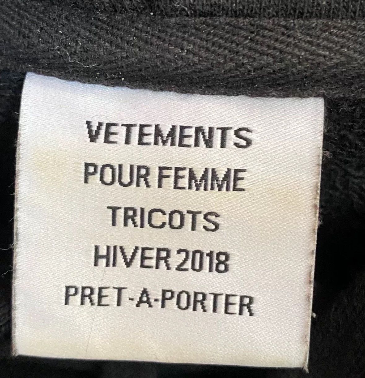 Vetements Vetements fake two-piece hoodie 2412-Nextarrow Size US S / EU 44-46 / 1 - 6 Thumbnail