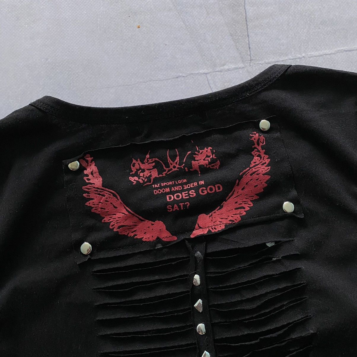 Japanese Brand VTG 90s Opium Goth Bandage Zip Longsleeve Tripp NYC Style Size M / US 6-8 / IT 42-44 - 8 Thumbnail