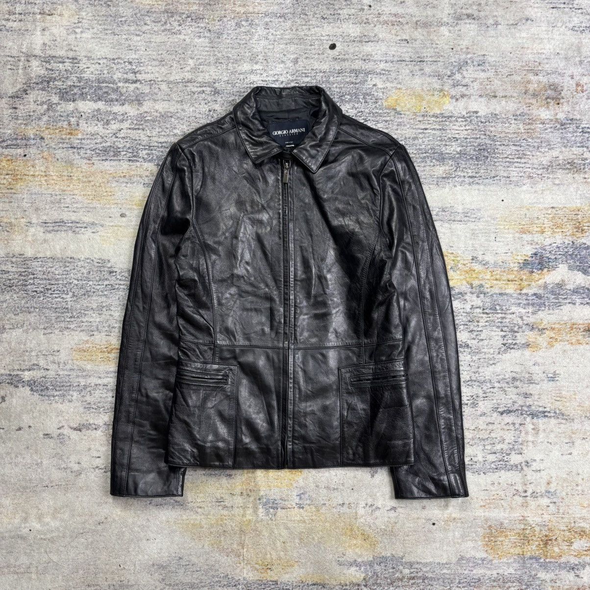Giorgio Armani 2011- Giorgio Armani- Borgo 21- Leather Jacket 