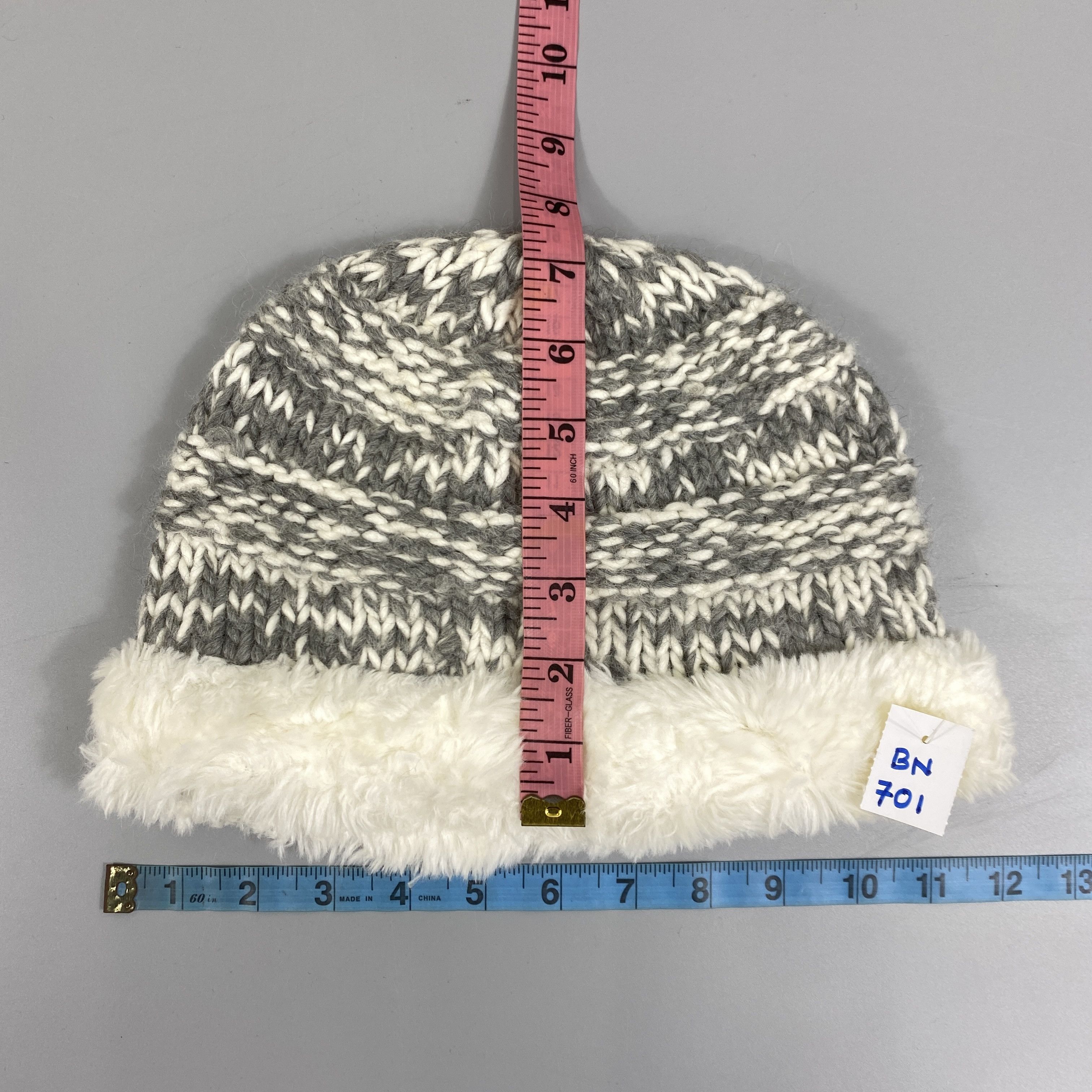 Japanese Brand Crochet Knit Snow Cap Beanie -BN701 Size ONE SIZE - 5 Thumbnail