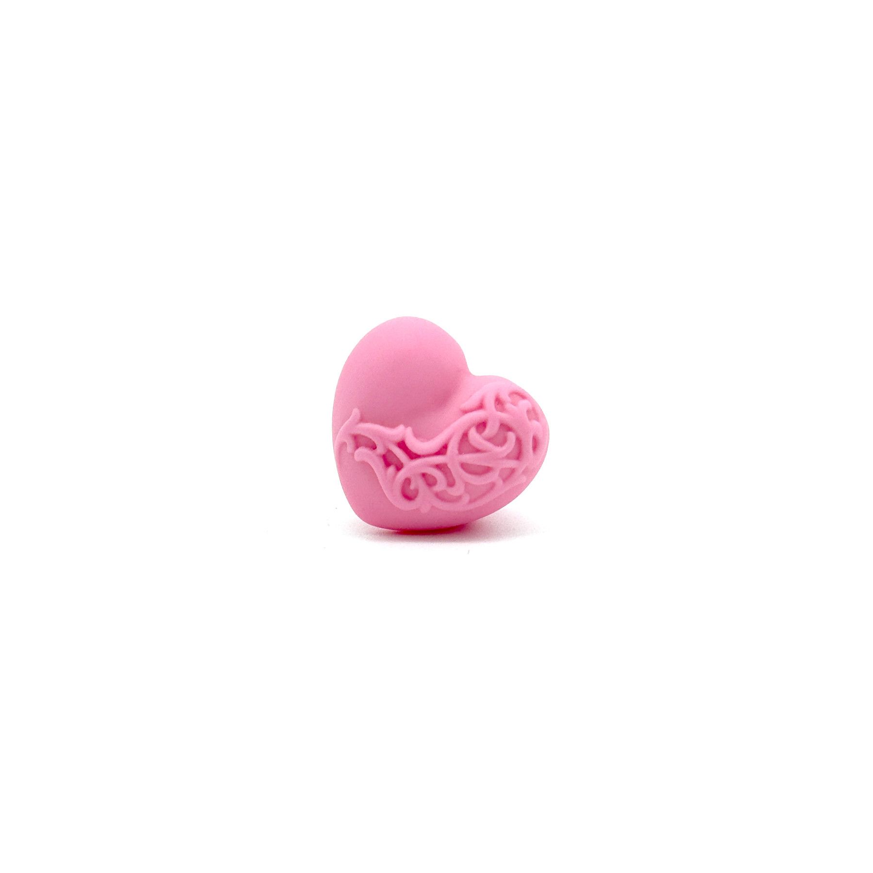 Chrome Hearts Chrome Hearts Pink Resin Heart Ring Size ONE SIZE - 1 Thumbnail