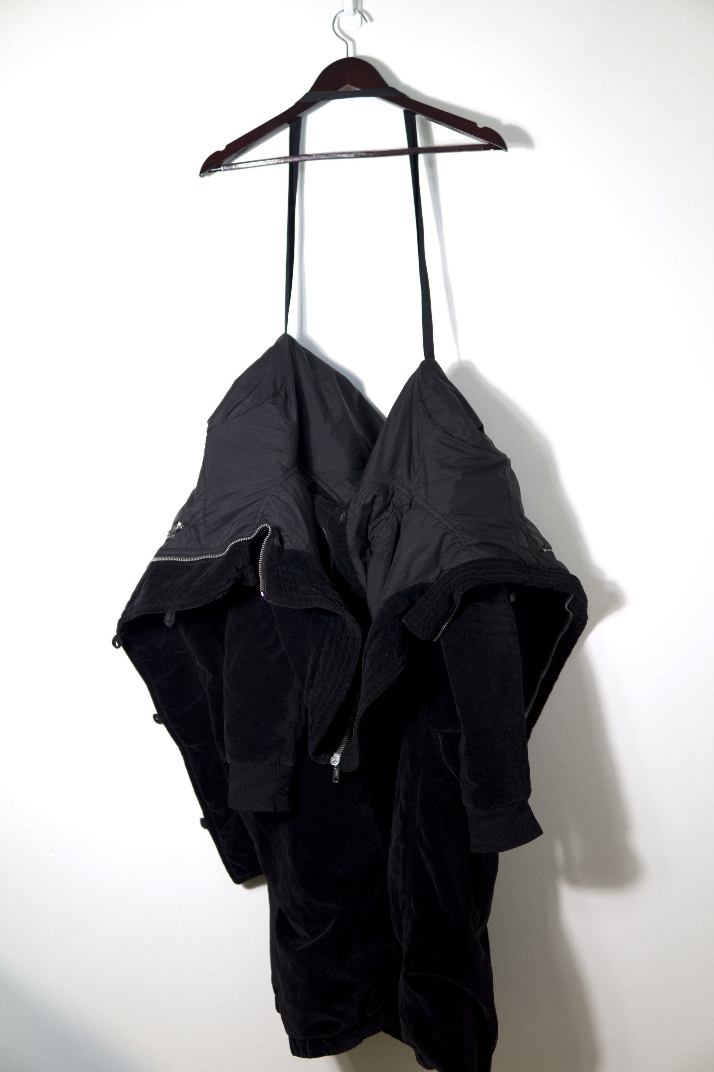 Rick Owens FW07 Crushed Velvet Exploder Parka Size US S / EU 44-46 / 1 - 5 Thumbnail