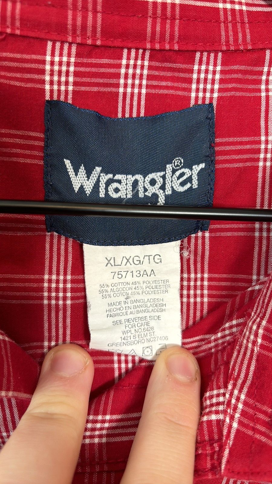 Vintage × Wrangler Vintage Wrangler Western Shirt Size US XL / EU 56 / 4 - 3 Thumbnail